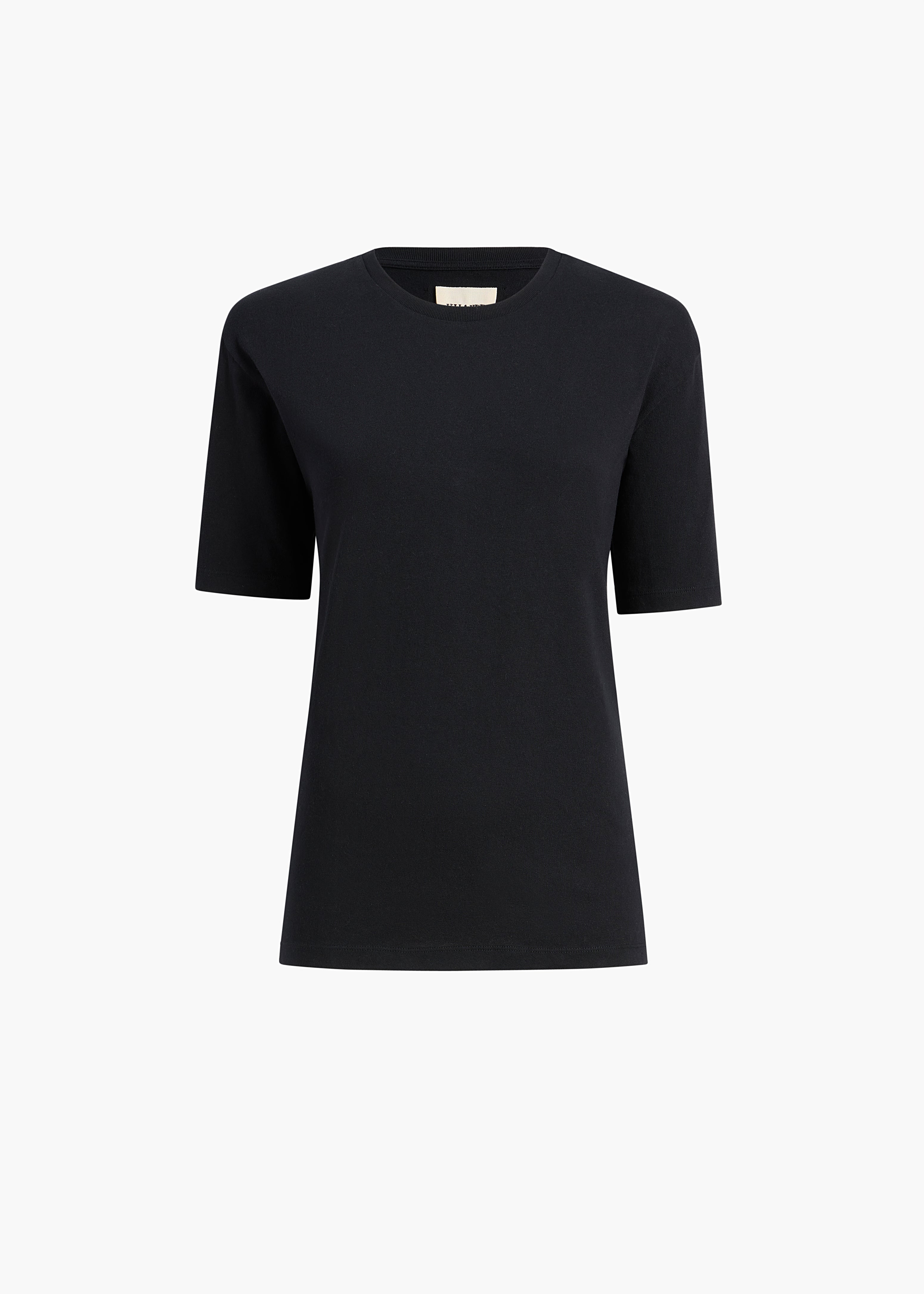 MAE T SHIRT IN BLACK FLAT VIEW