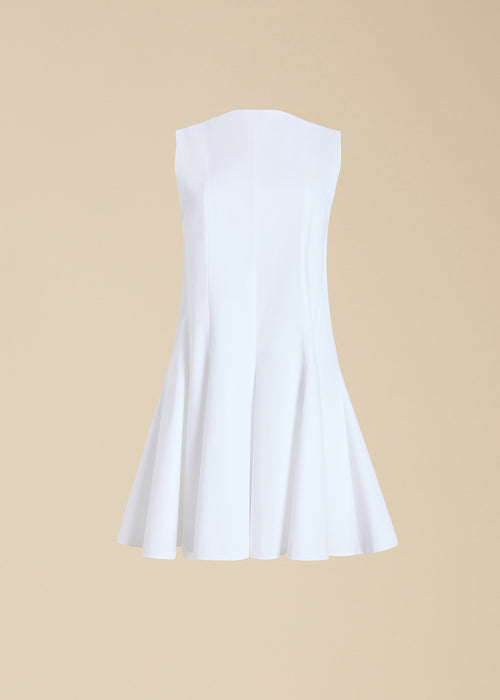 The Mags Dress in White