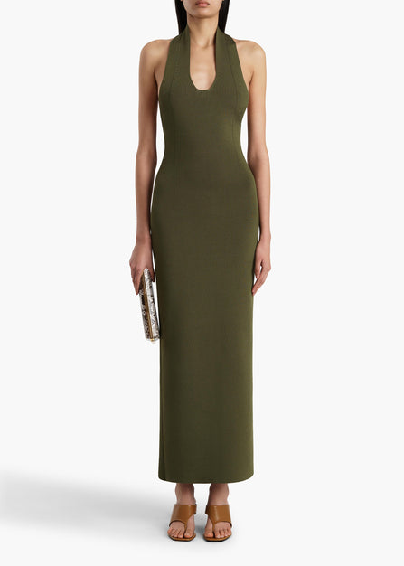 MAHI DRESS OLIVE 18207429 420 A STYLED