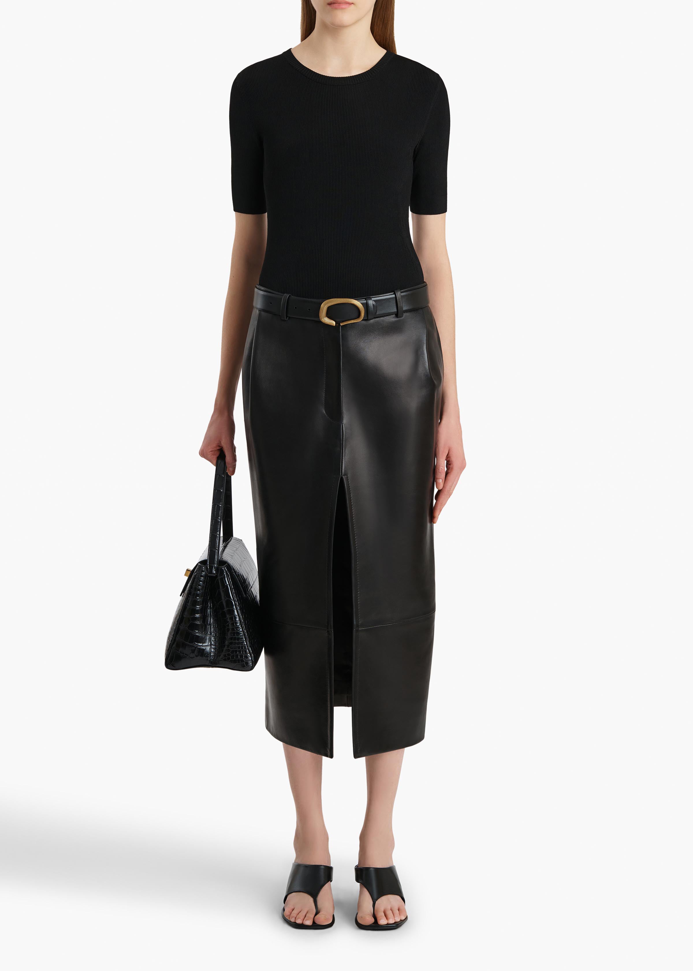 MAJ TOP BLACK 18215429 200 A STYLED