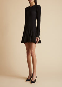 The Felice Dress In Black by Khaite at ORCHARD MILE