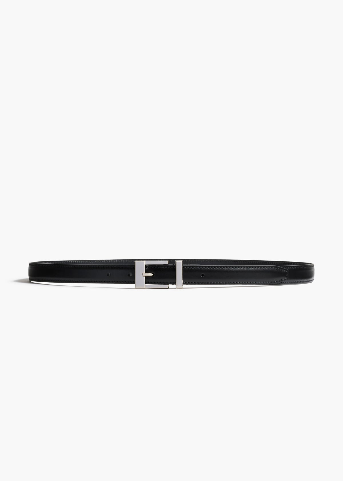 Manhattan Belt Leather Silver