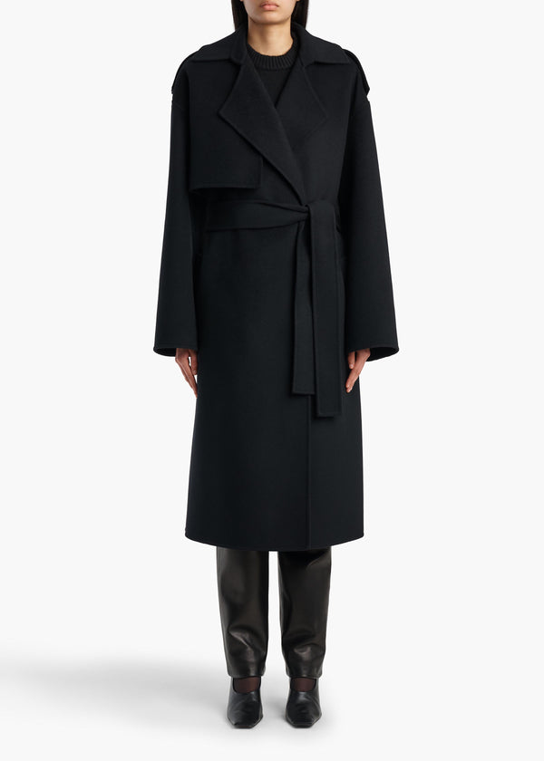 Manston Coat in Black