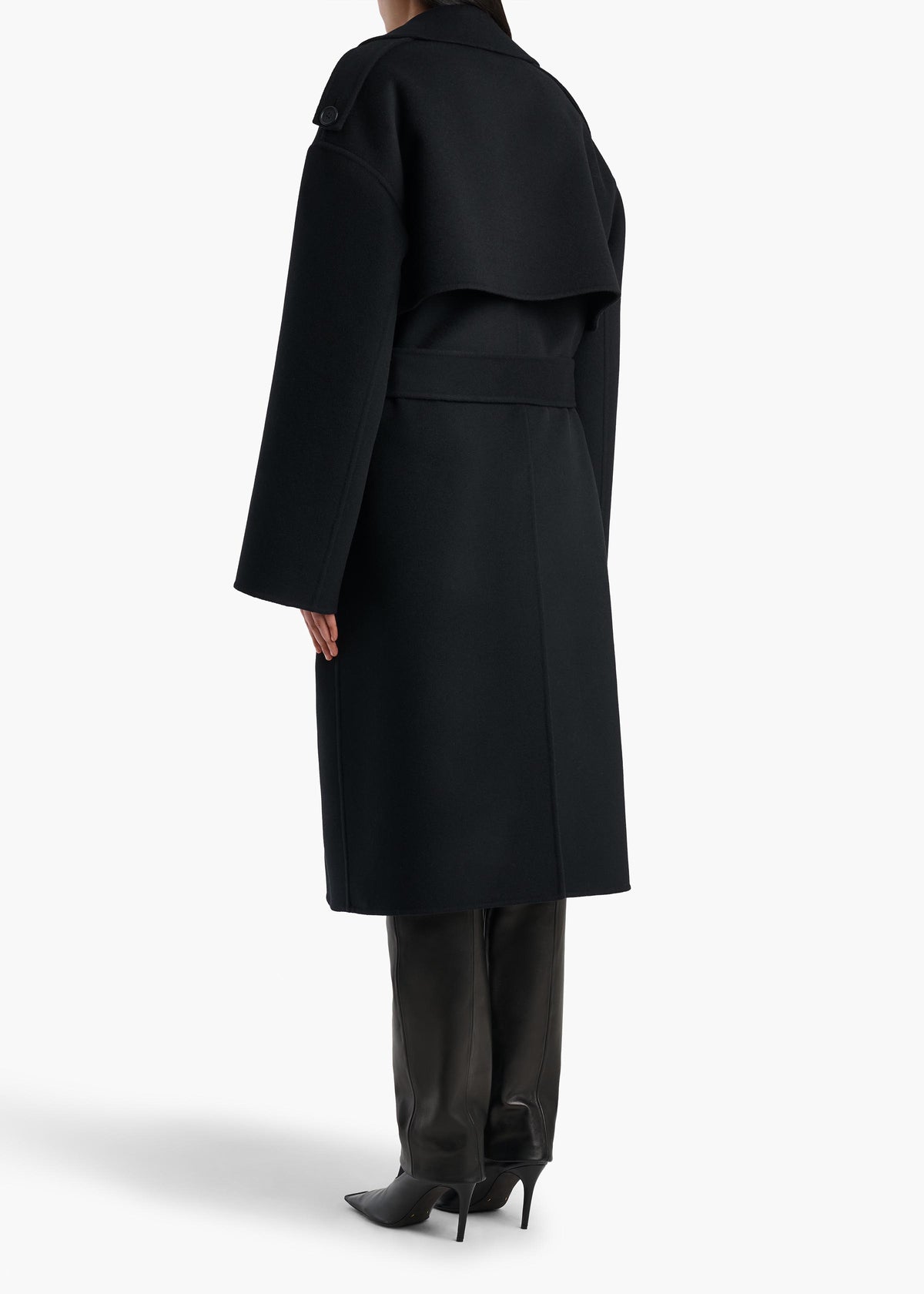 KHAITE  - Manston Coat in Black