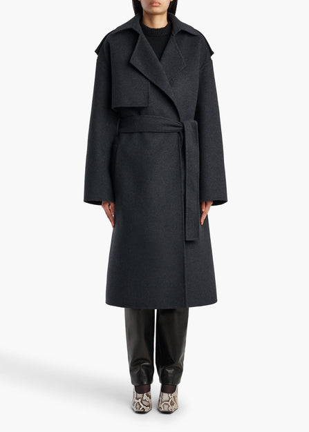 MANSTON COAT CHARCOAL 6163547 205 A STYLED