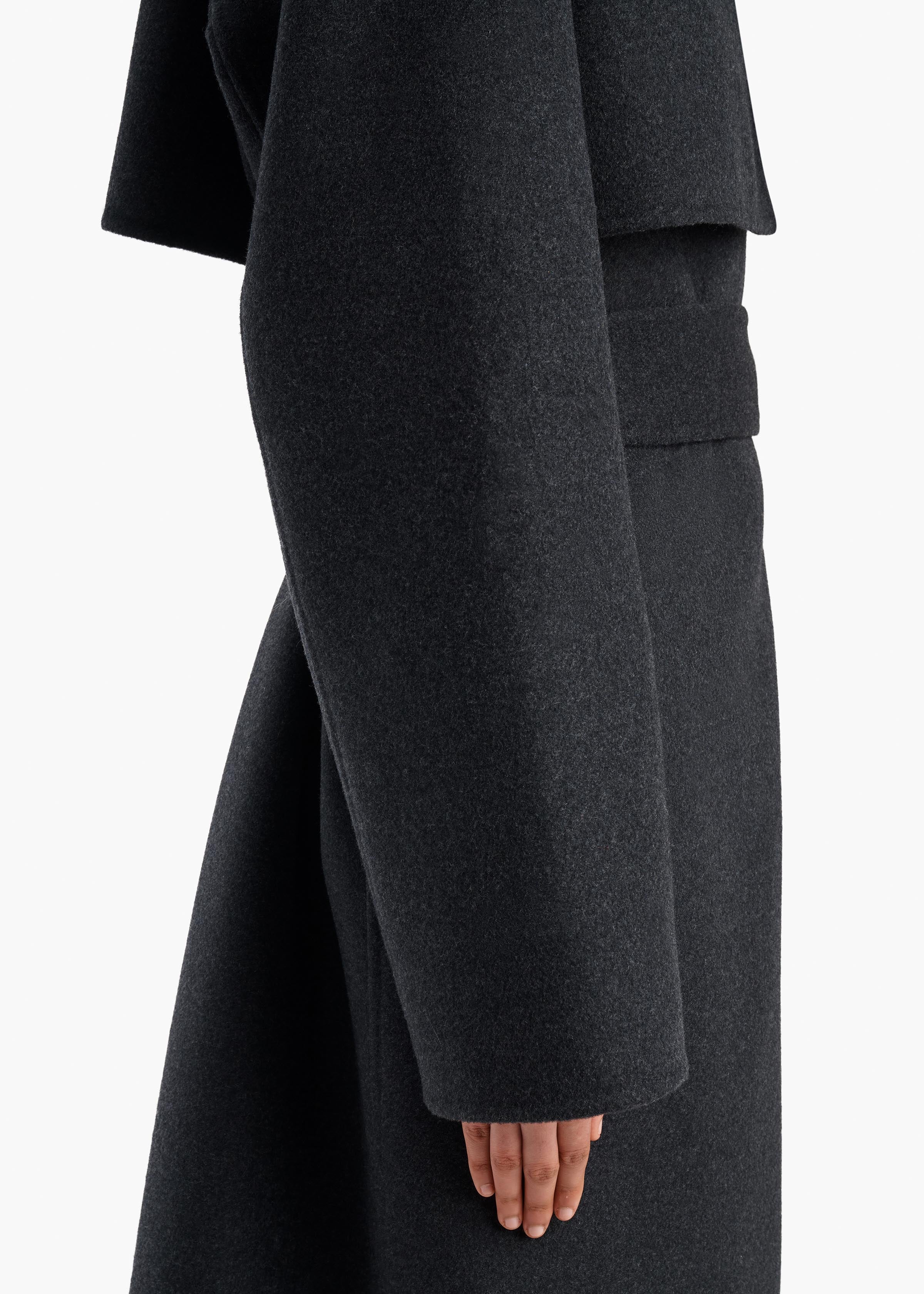 Manston Coat in Charcoal