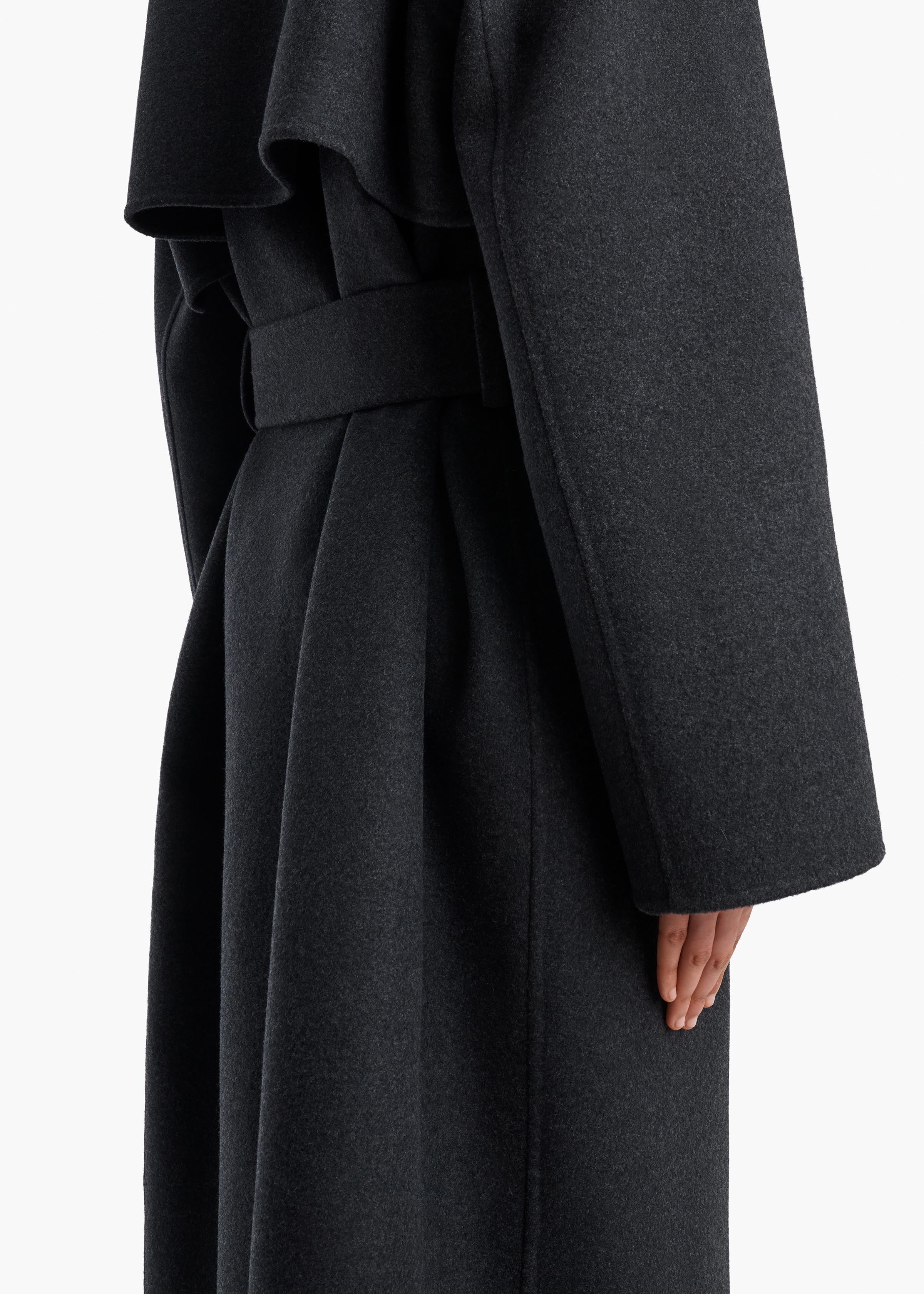 Manston Coat in Charcoal