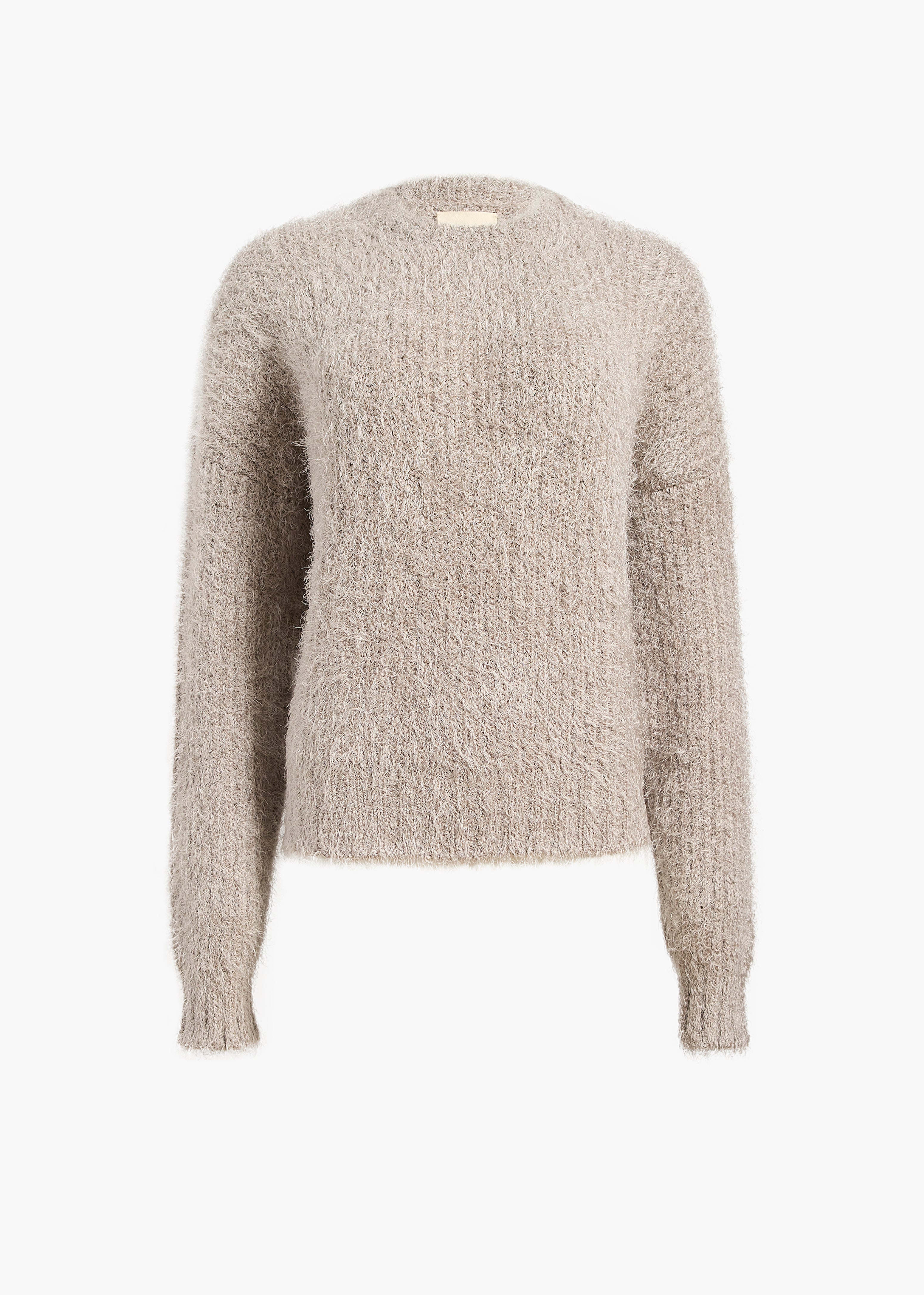 MANUELA SWEATER IN LIGHT TAUPE FLAT VIEW