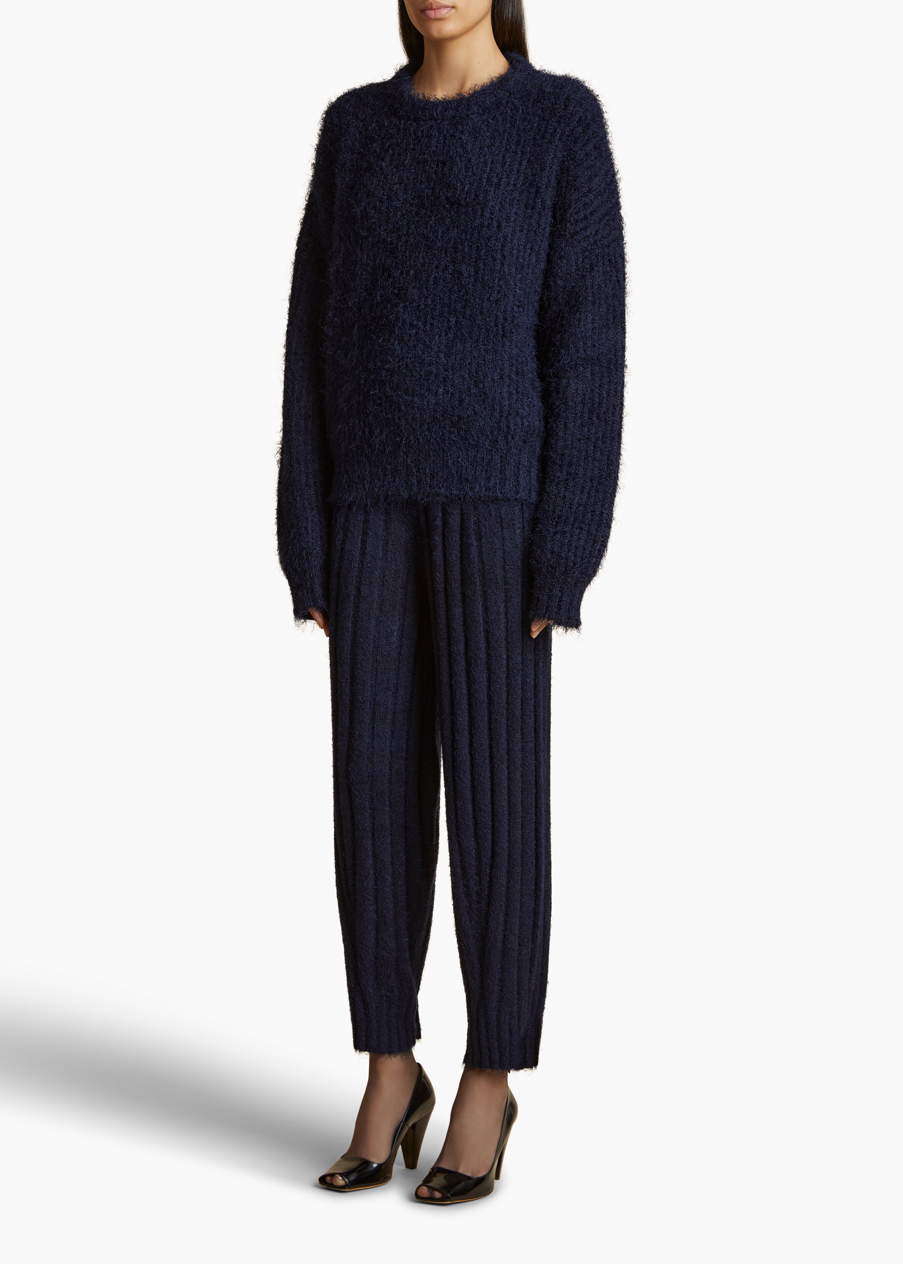 KHAITE LLC - Manuela Sweater in Navy