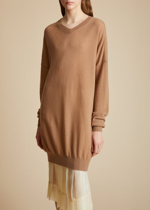 The Marano Sweater in Camel