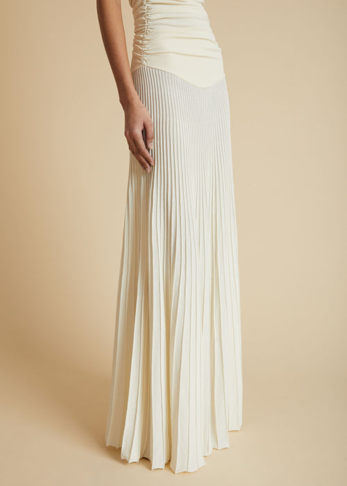 The Marca Dress in Ivory