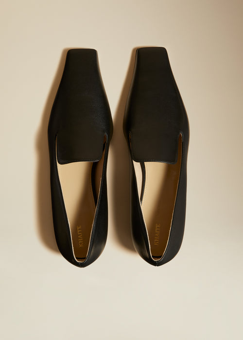 The Marfa Loafer in Black Leather