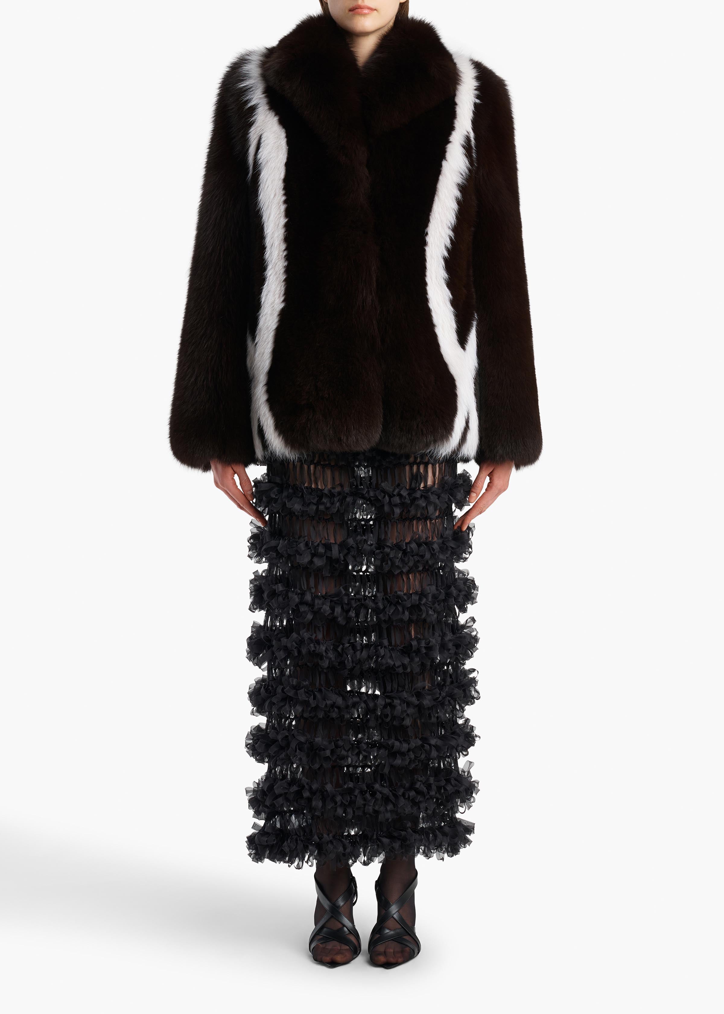 KHAITE  - Marie Skirt in Black