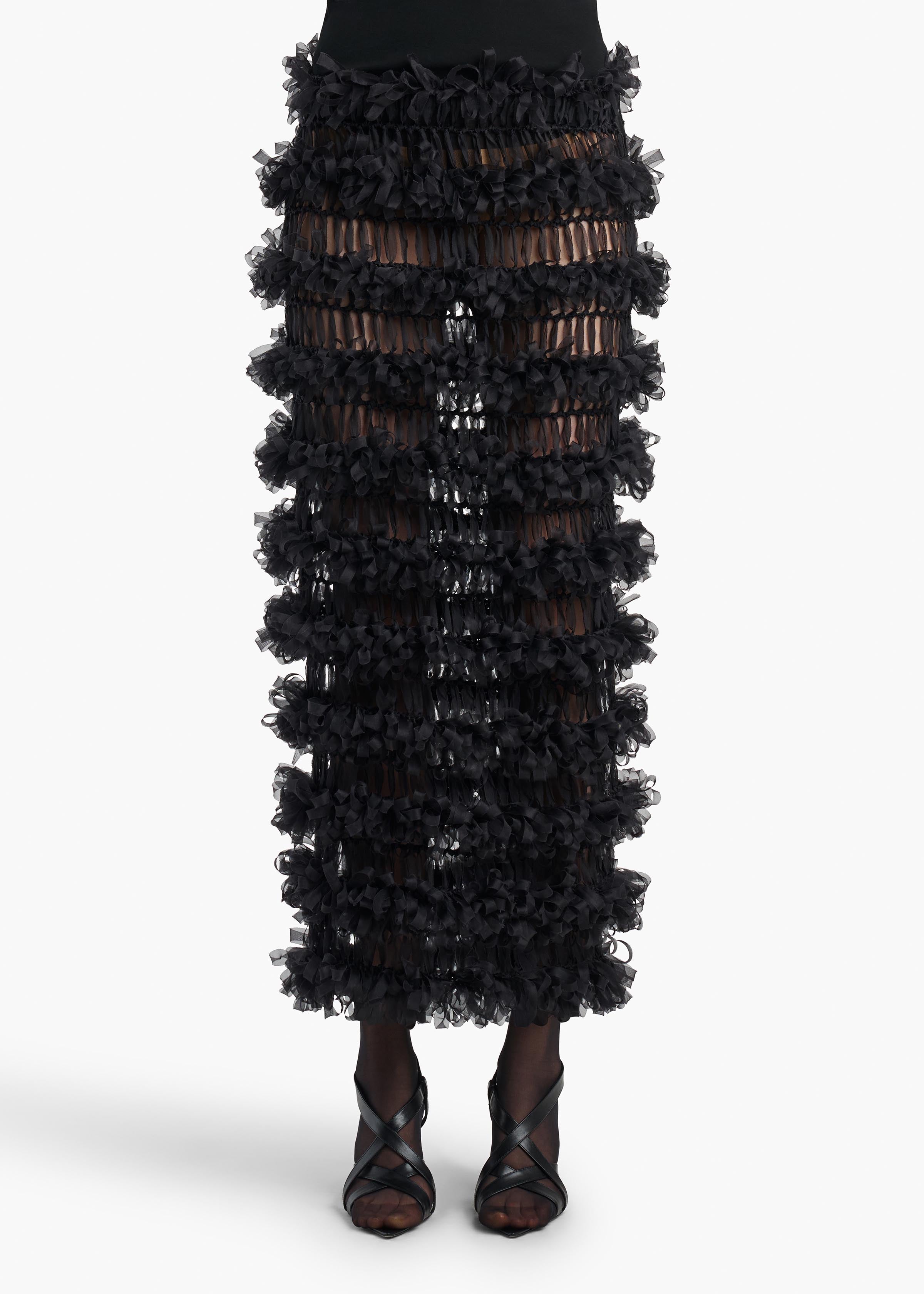 KHAITE  - Marie Skirt in Black