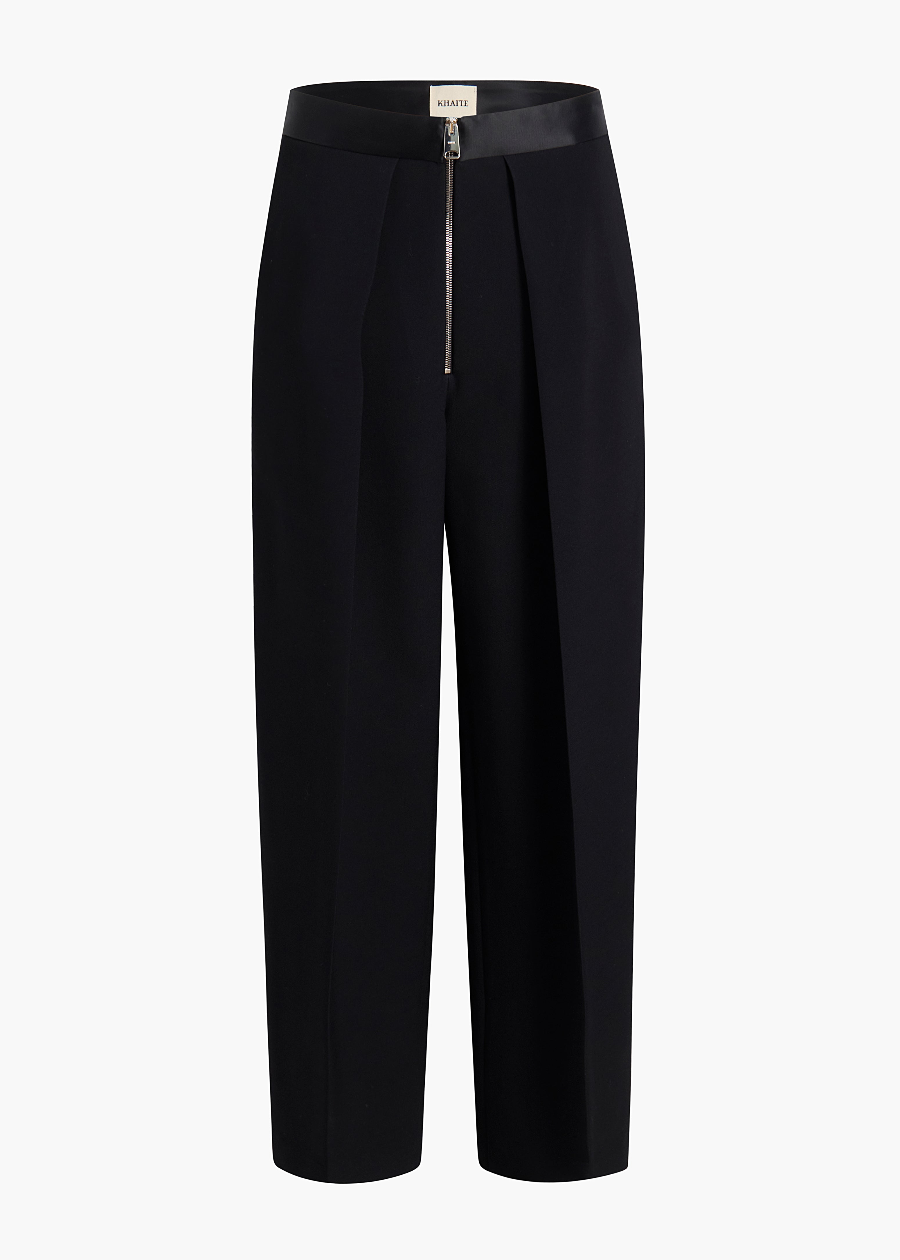 MARINE PANT BLACK FLAT VIEW