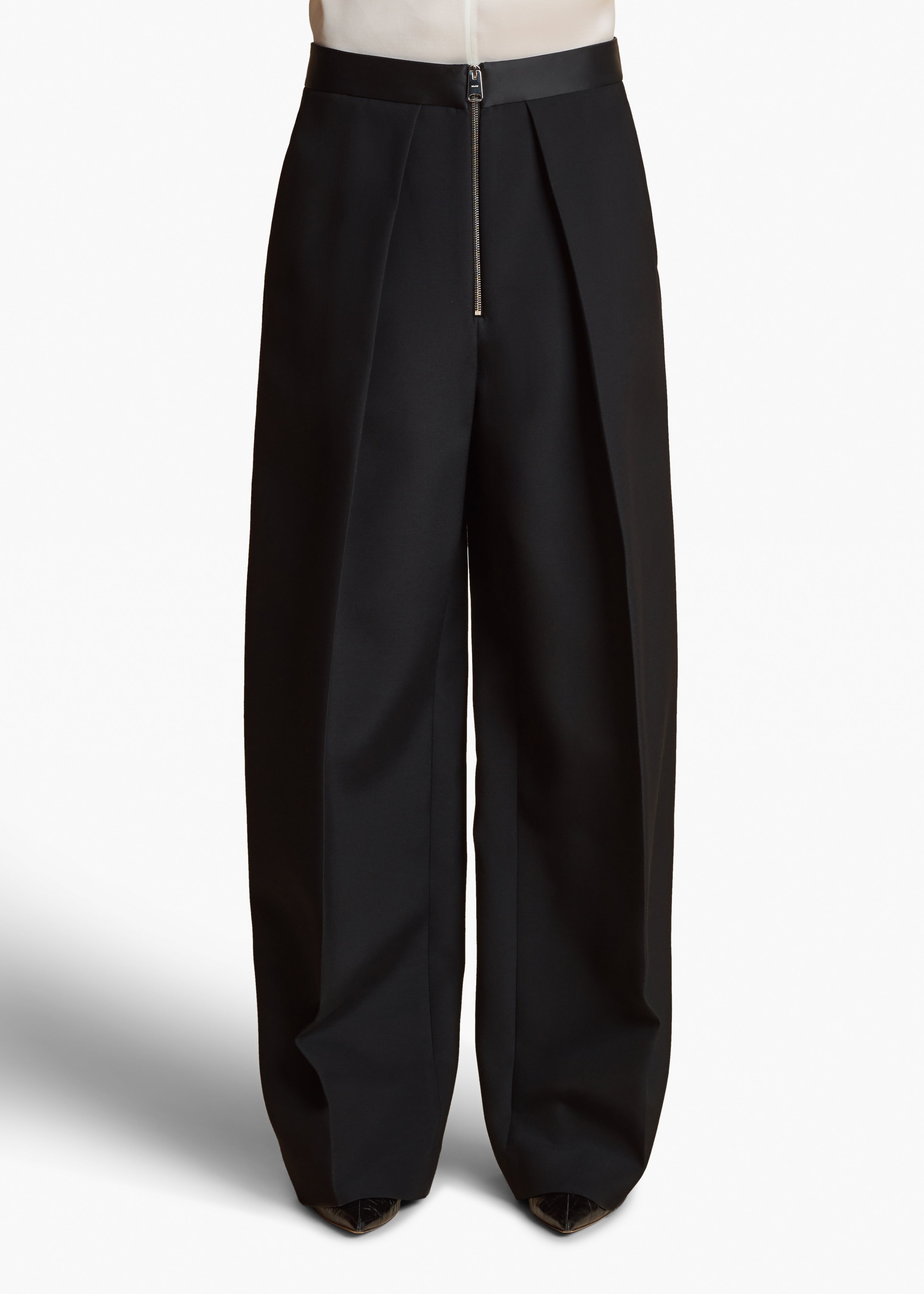 MARINE PANT BLACK FRONT VIEW