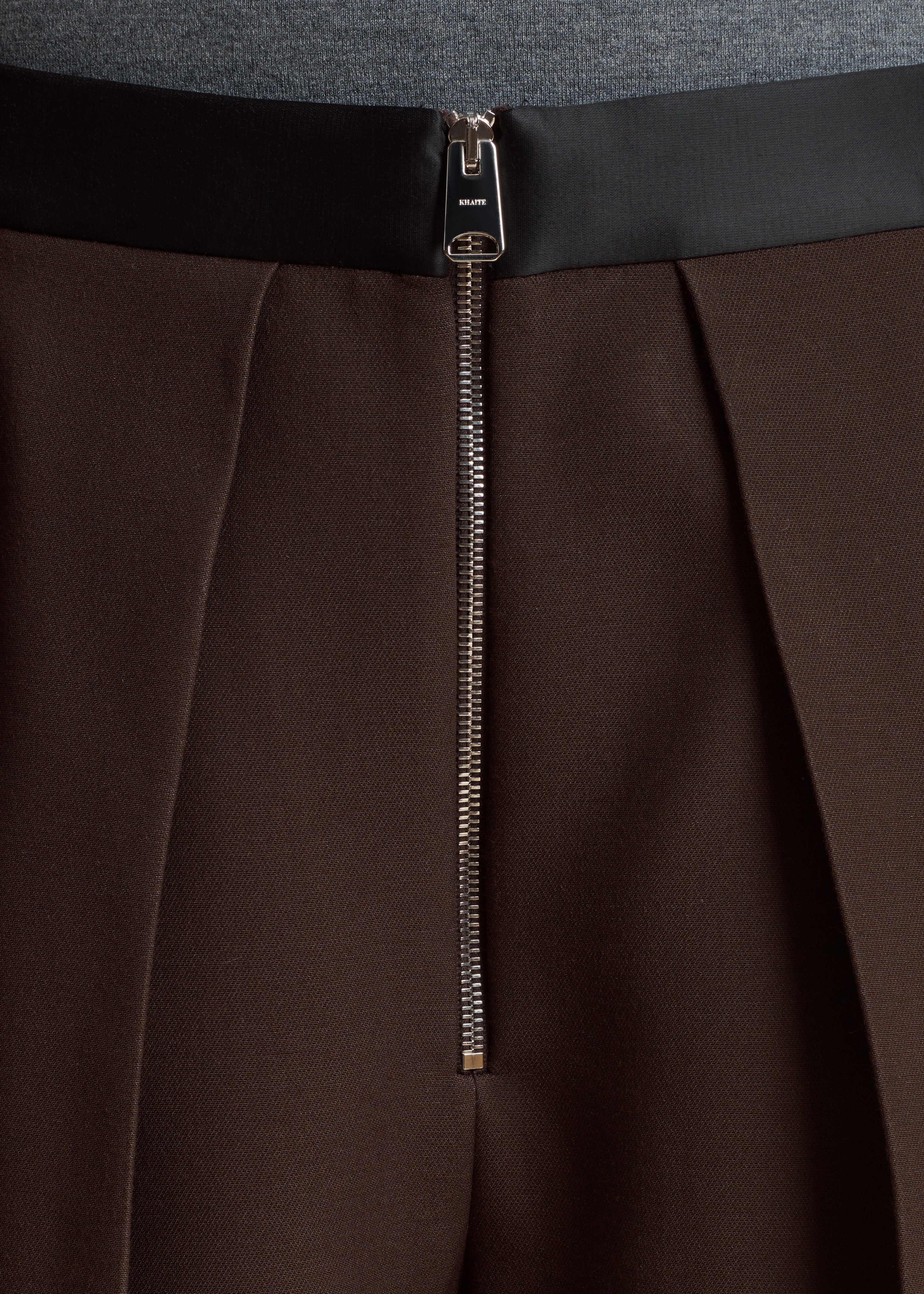 MARINE PANT DARK BROWN DETAILED VIEW 1