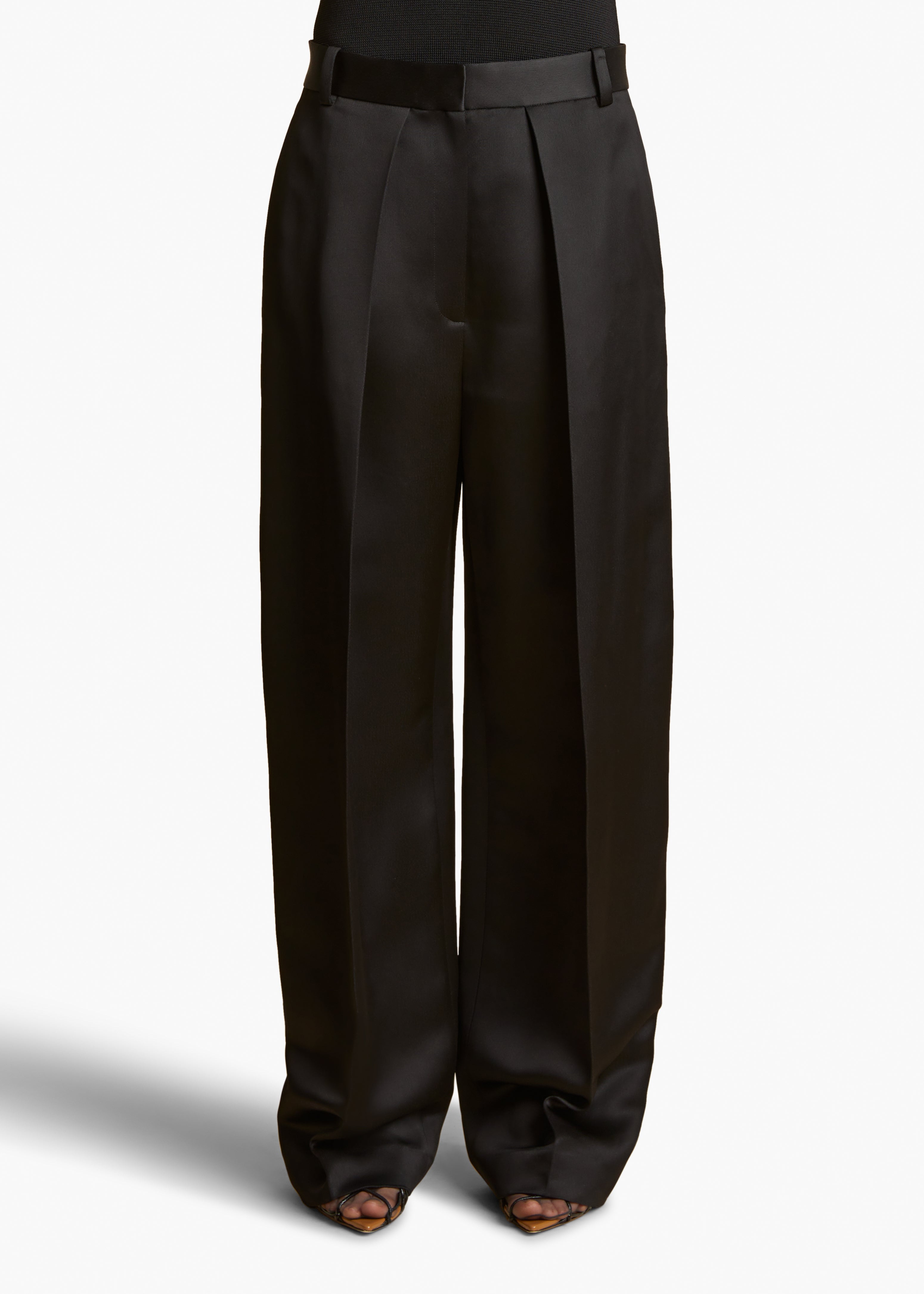 MARINTA PANT BLACK FRONT VIEW