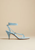 The Marion Sandal in Baby Blue Leather