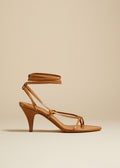 The Marion Sandal in Nougat Leather