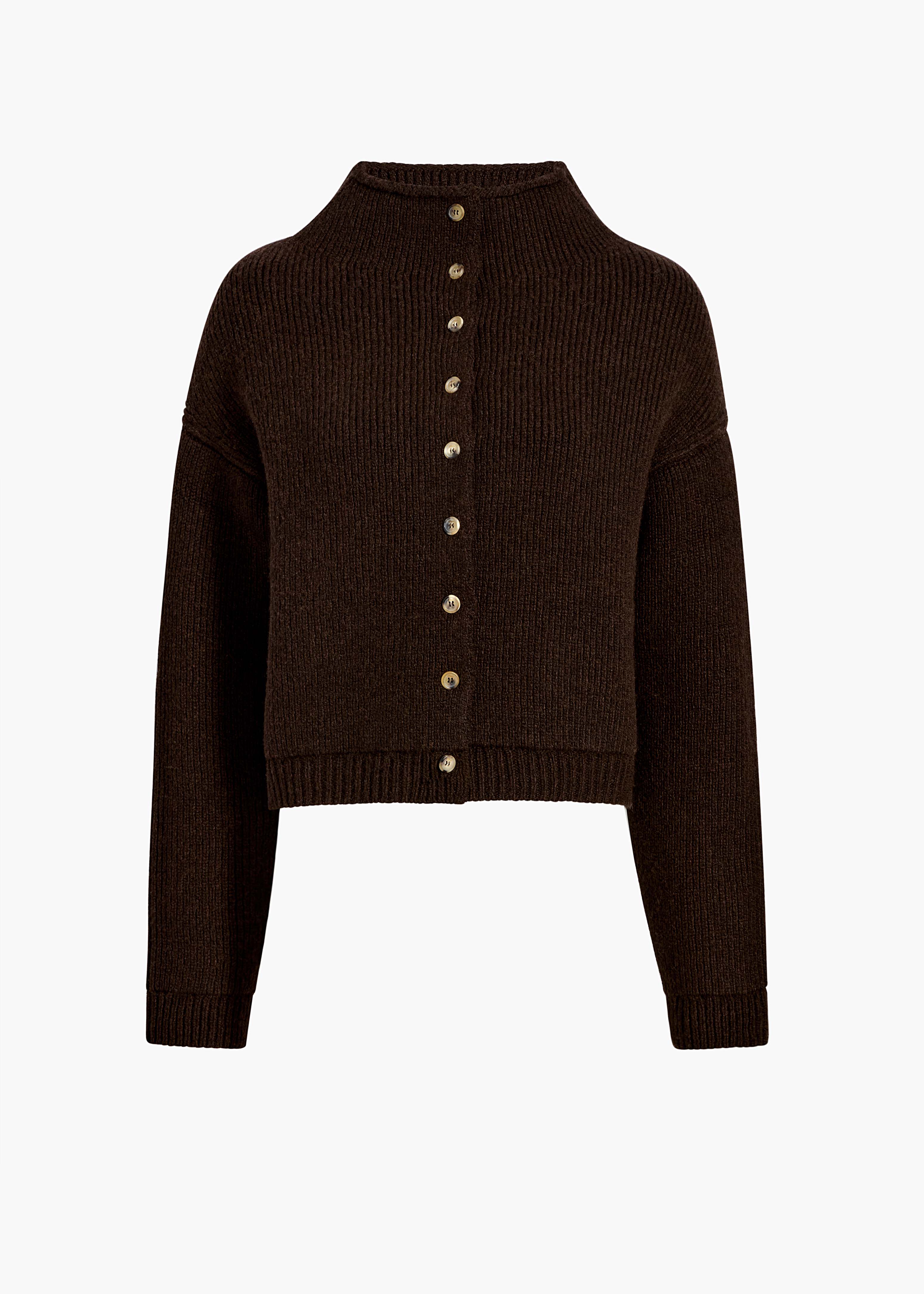 MARJORIE CARDIGAN BARK 18336645 918 GHOST