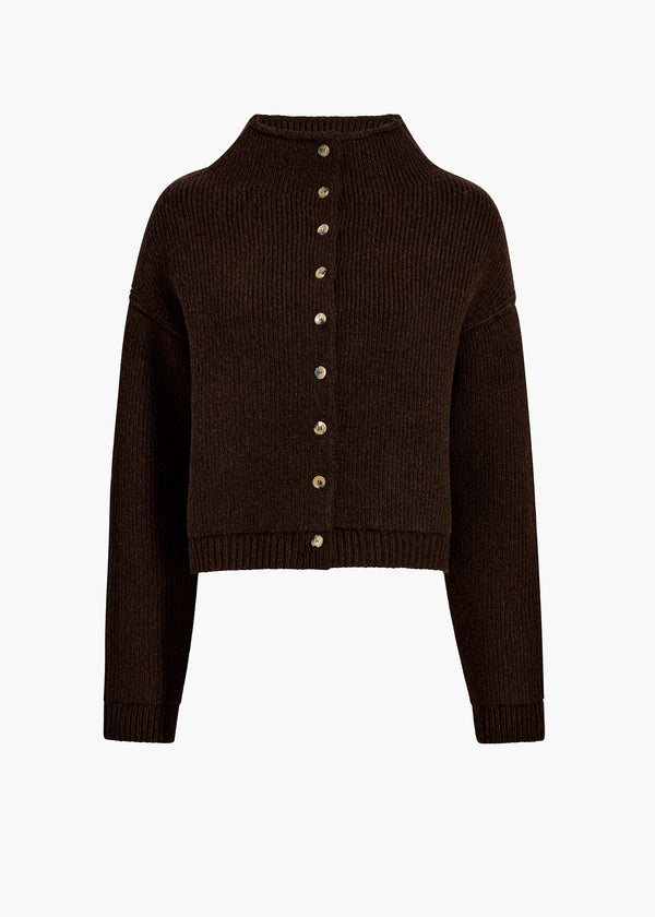 MARJORIE CARDIGAN BARK 18336645 918 GHOST