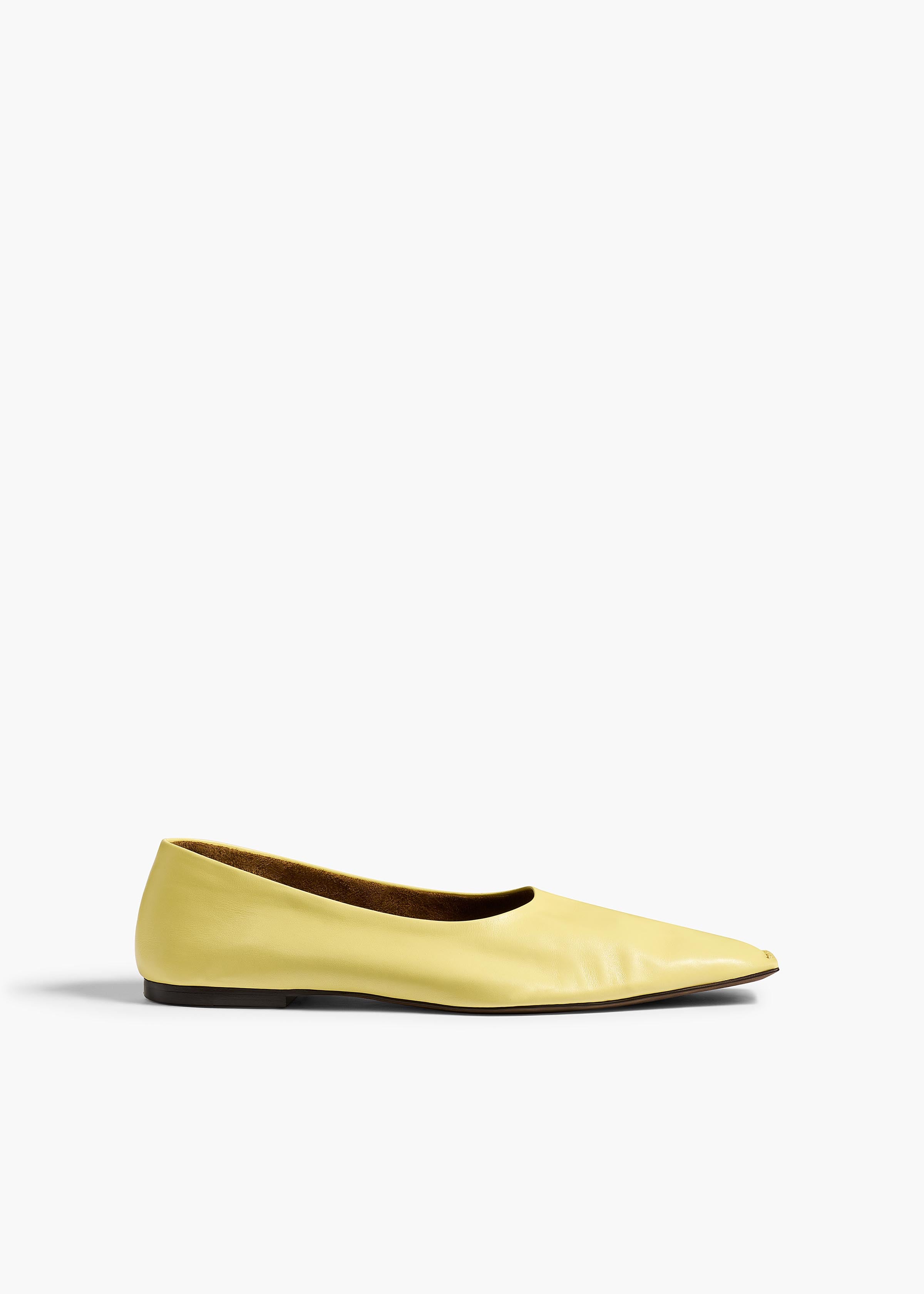 Marlene Ballerina in Pale Yellow