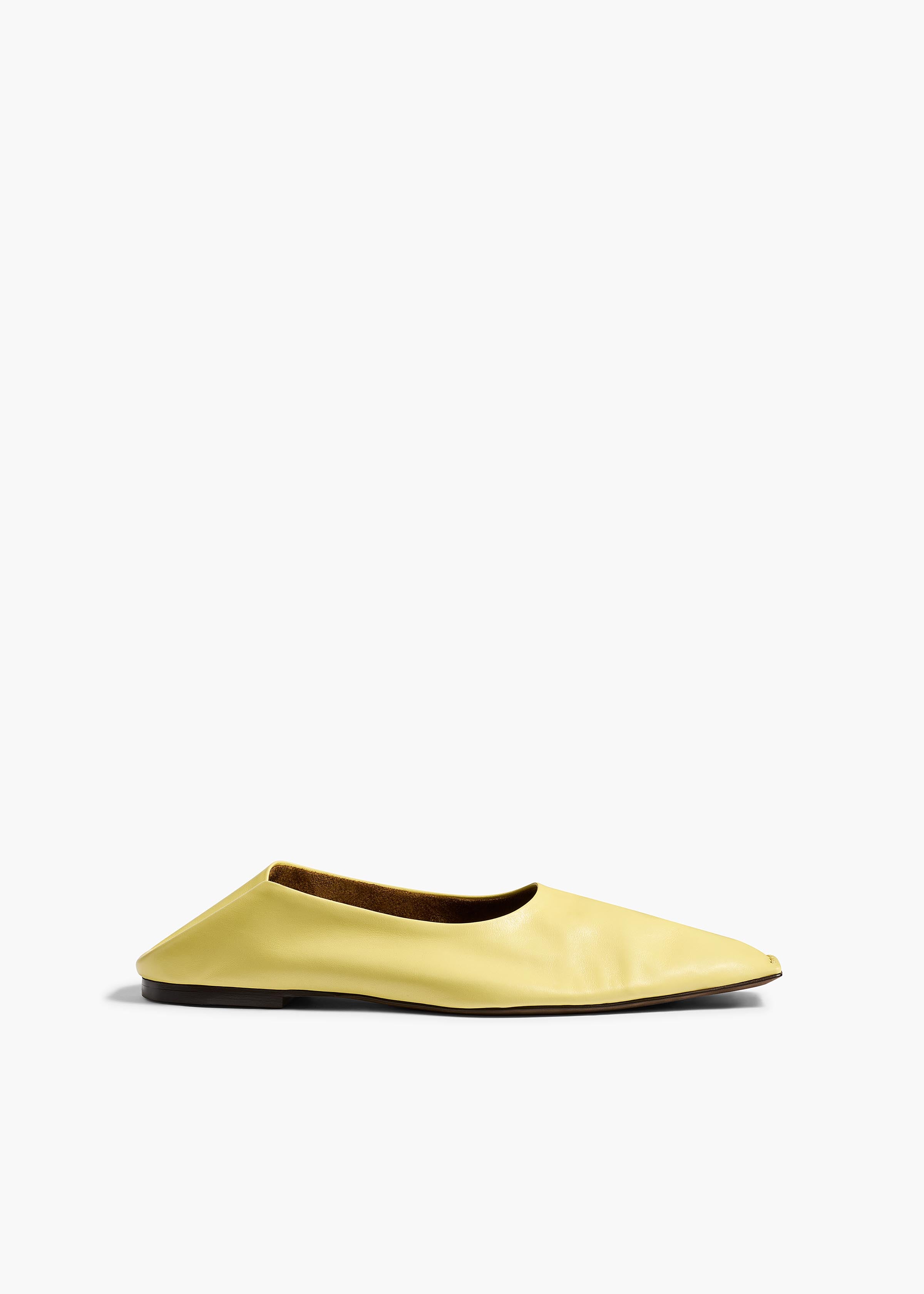 Marlene Ballerina in Pale Yellow