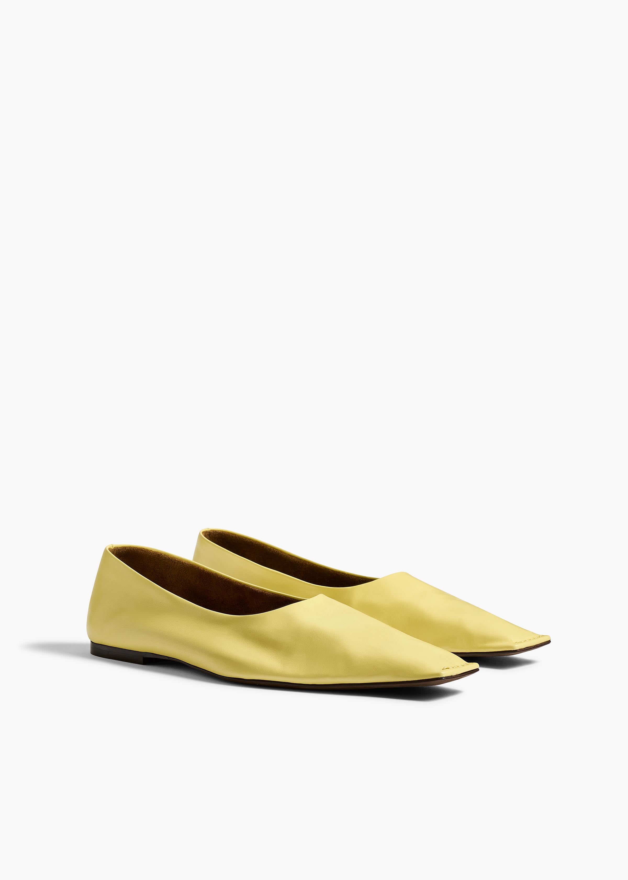 Marlene Ballerina in Pale Yellow