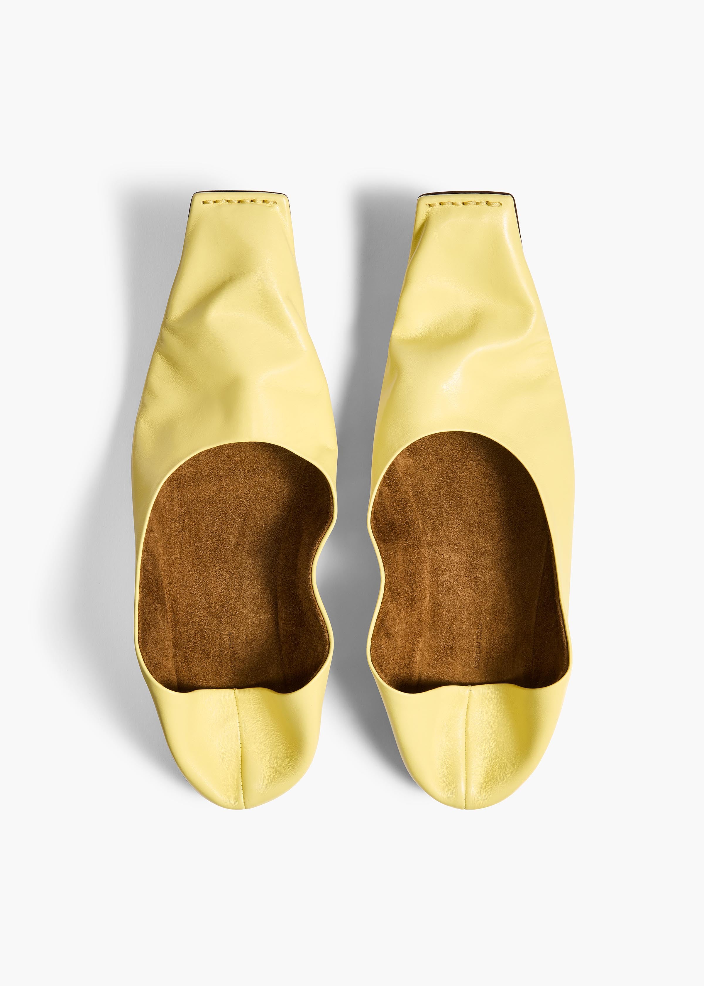 Marlene Ballerina in Pale Yellow