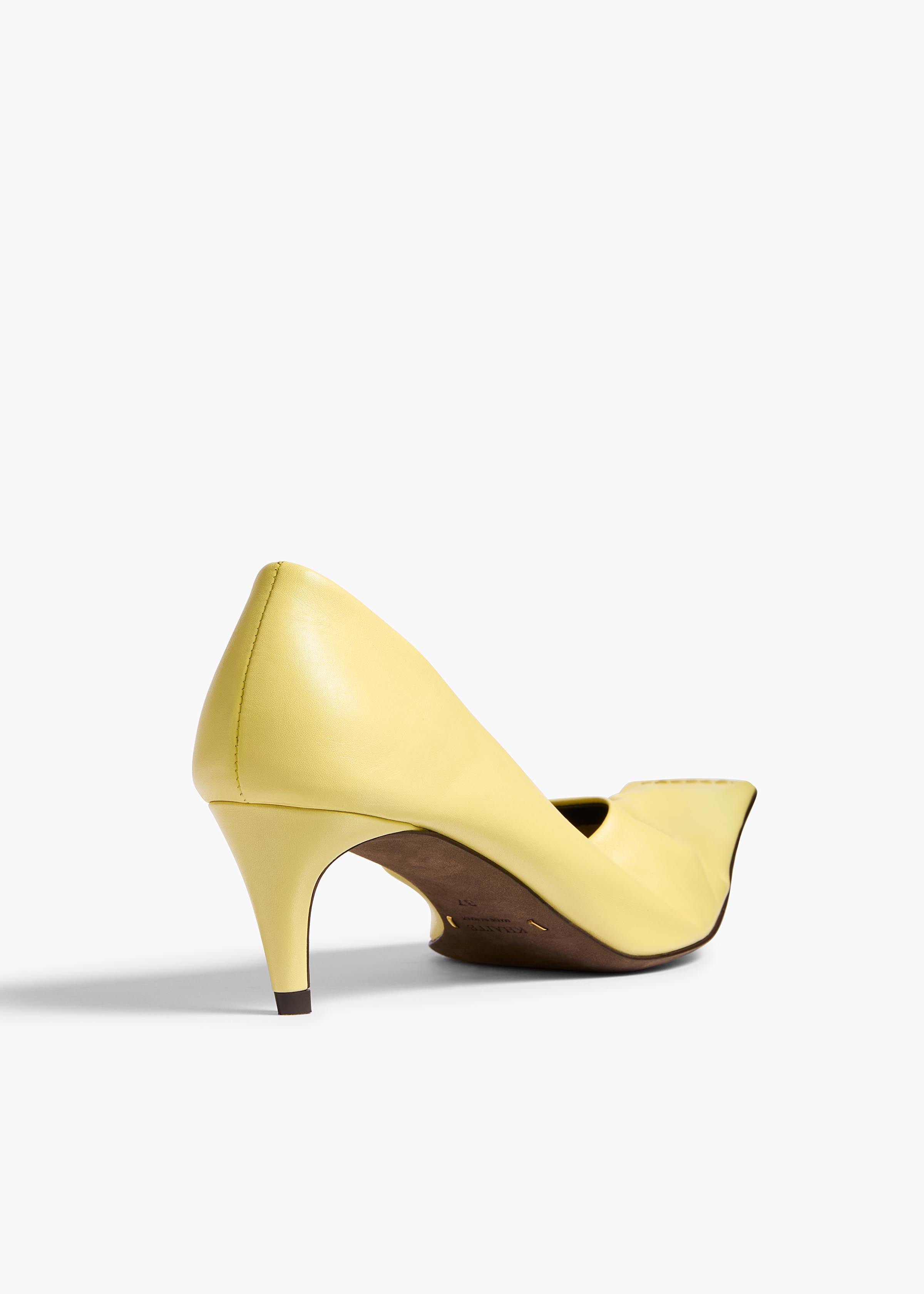Marlene Low Pump in Pale Yellow