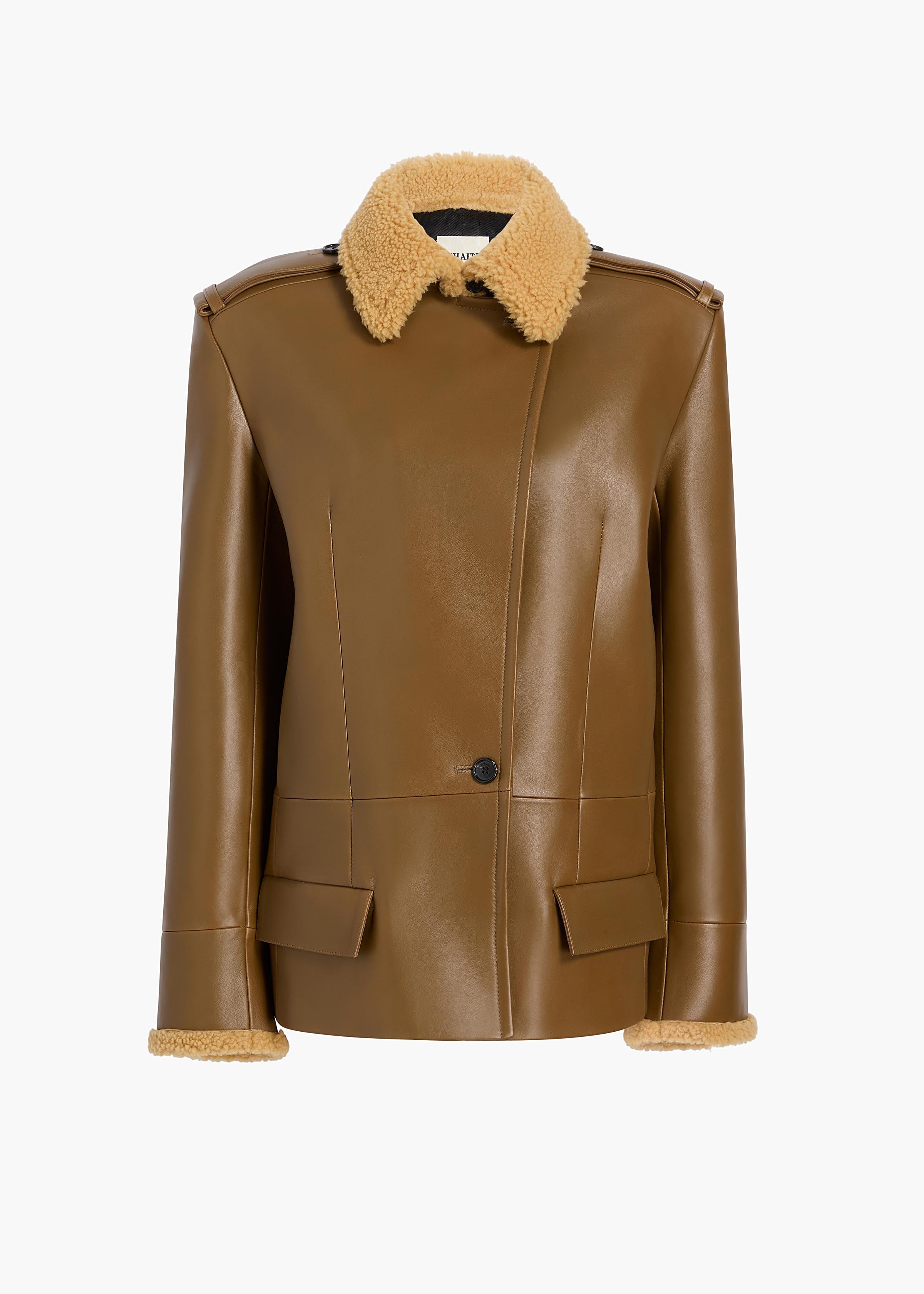 Marlot Coat in Dark Olive