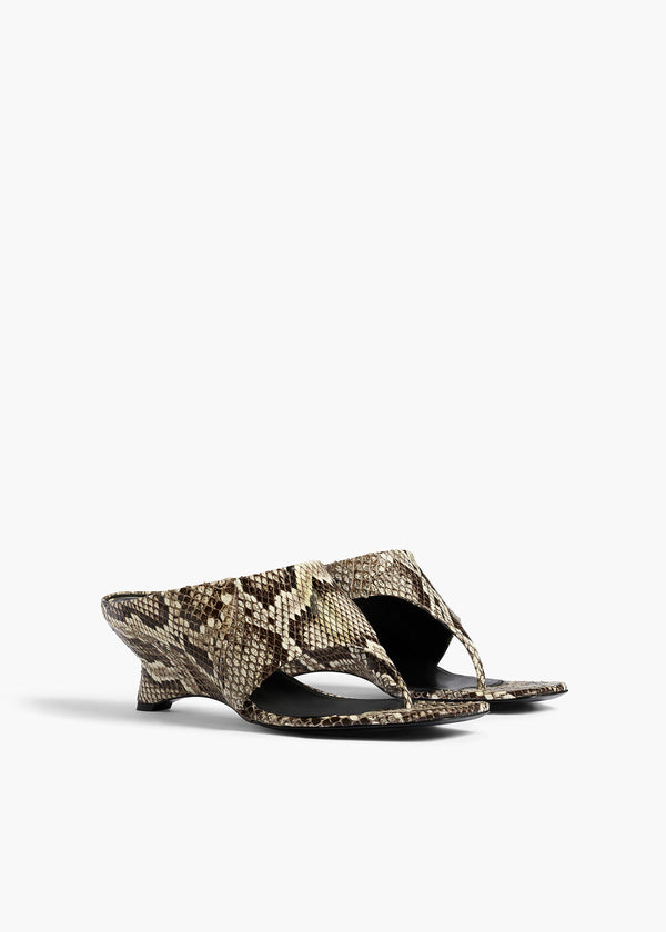 MARLOW MULE 55 NATURAL PYTHON F3108 928 121 B