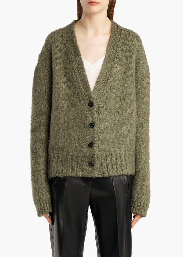 MAURA CARDIGAN OLIVE 18358335 420 B