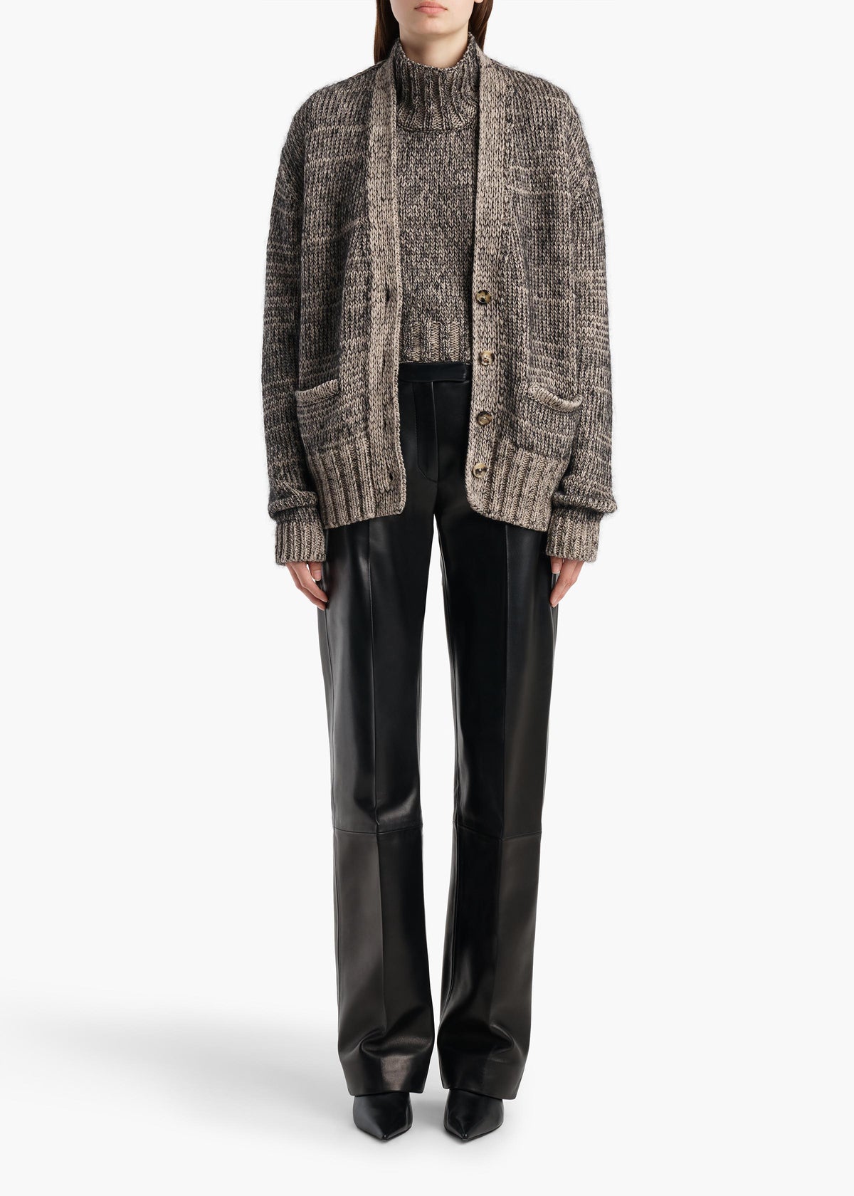 MAURA CARDIGAN SEPIA BLACK MULTI 18358675 792 A STYLED