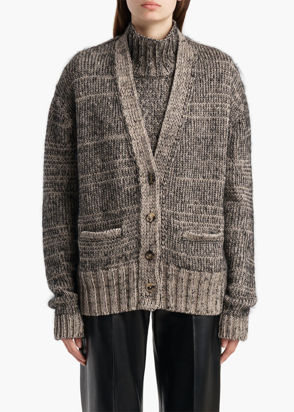 MAURA CARDIGAN SEPIA BLACK MULTI 18358675 792 B ALT