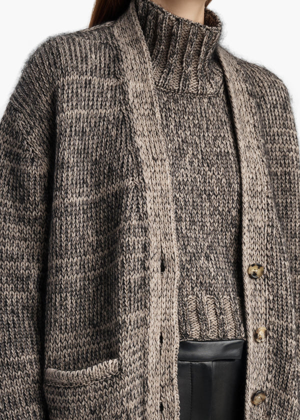 MAURA CARDIGAN SEPIA BLACK MULTI 18358675 792 D