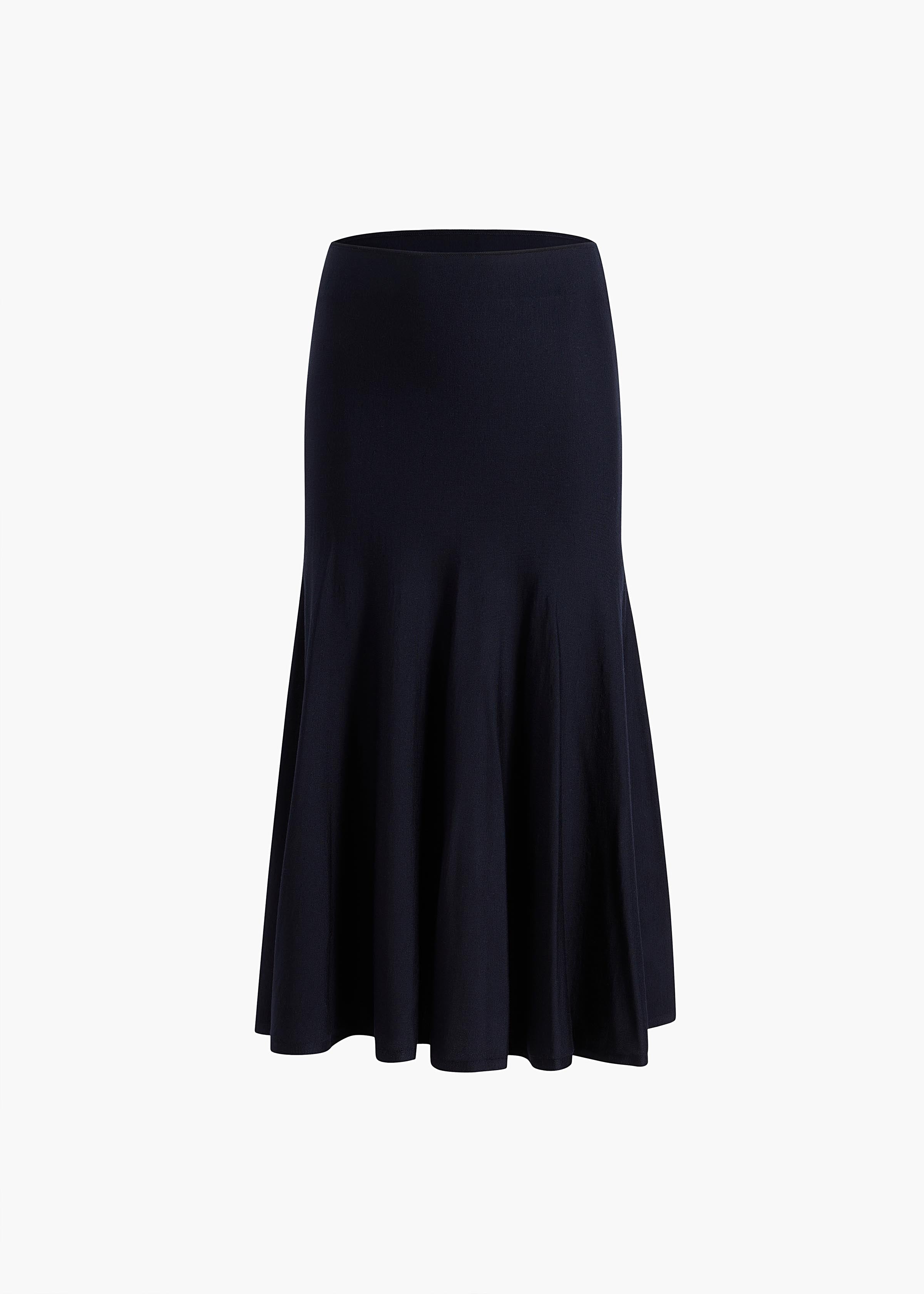 Mayu Skirt in Midnight FLAT VIEW