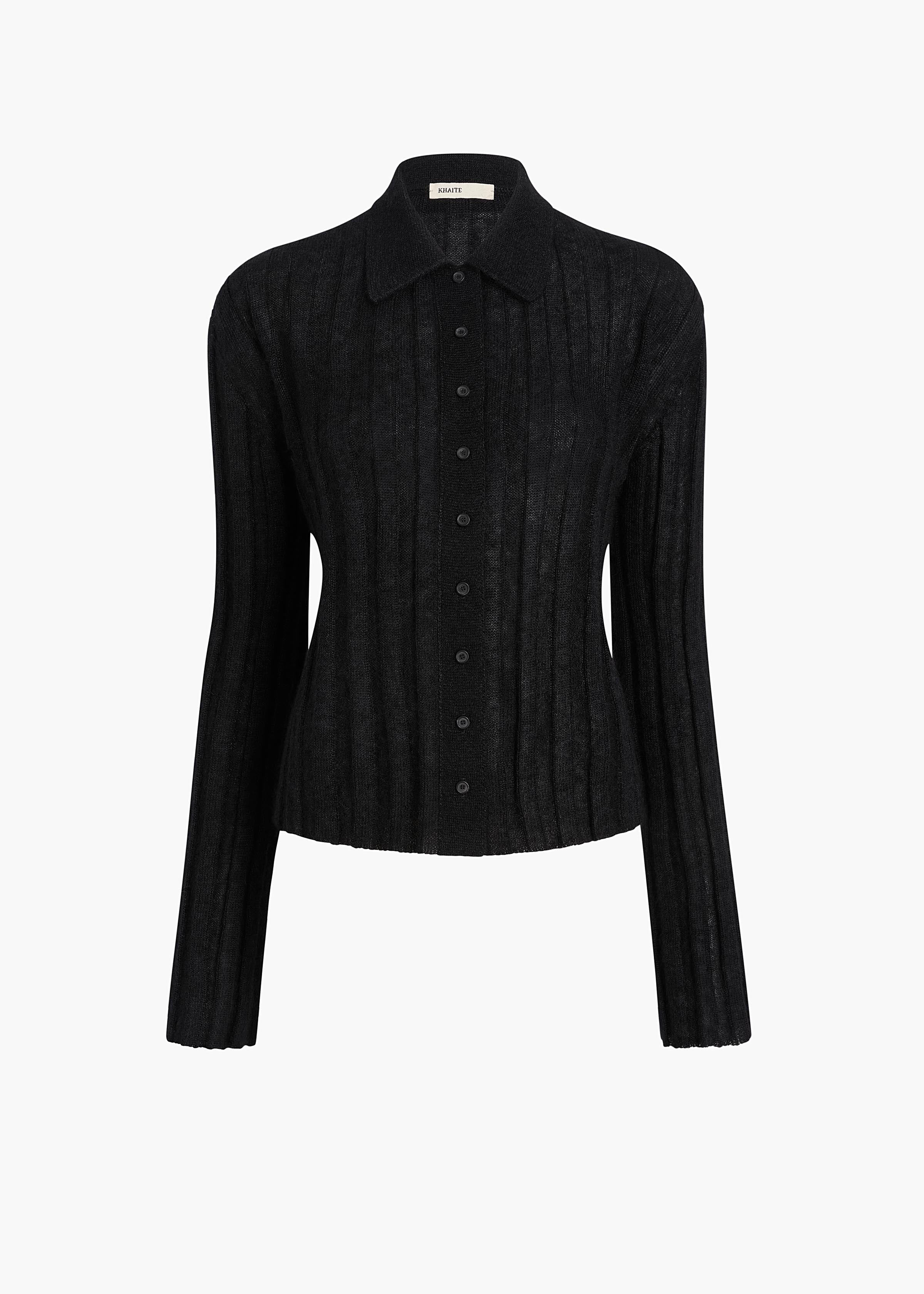 MEADOW SWEATER BLACK SILK 18298539 200 GHOST