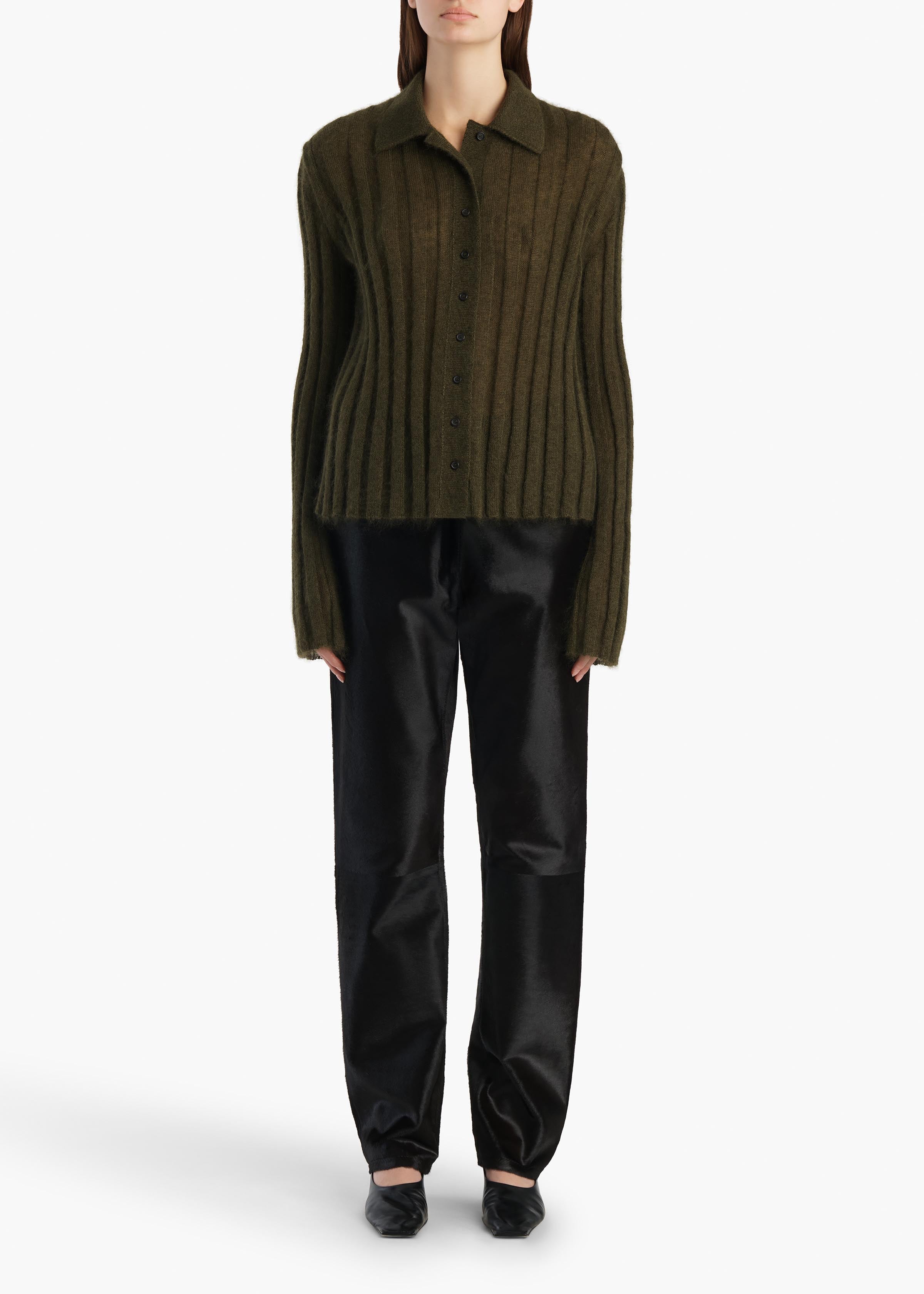 MEADOW SWEATER DARK OLIVE 18298539 429 A STYLED