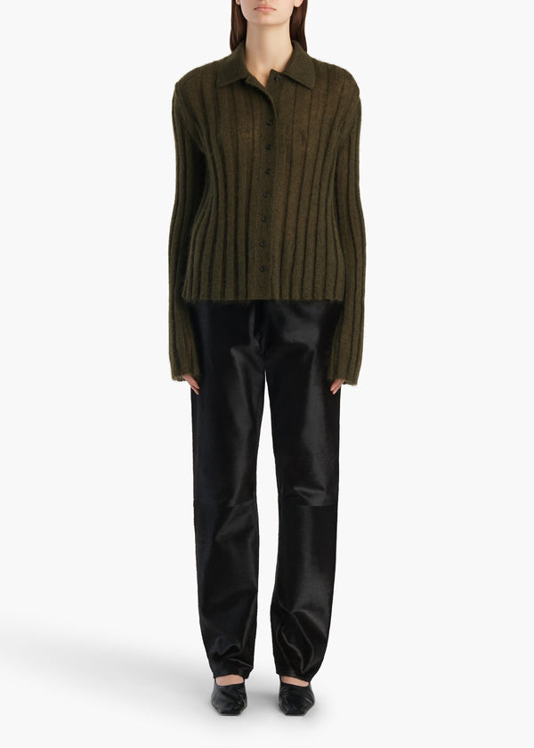 MEADOW SWEATER DARK OLIVE 18298539 429 A STYLED