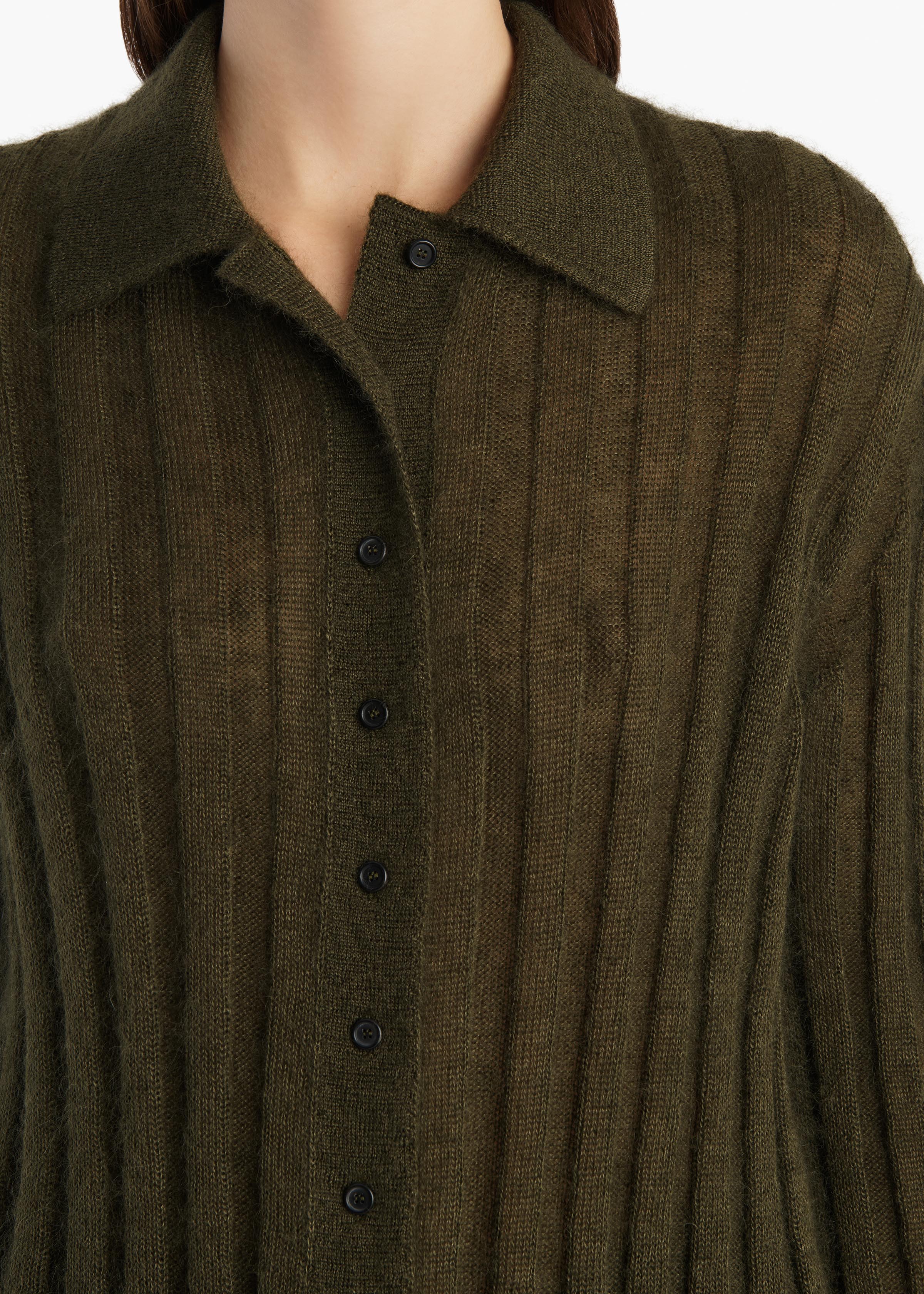 Meadow Sweater in Dark Olive