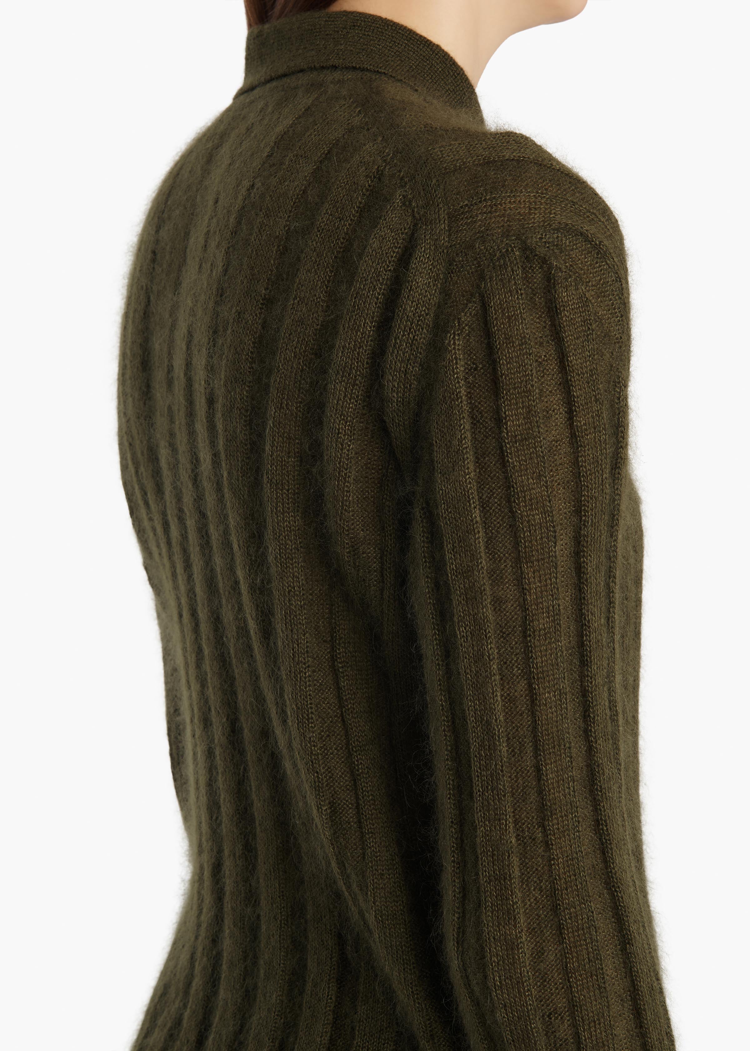 Meadow Sweater in Dark Olive