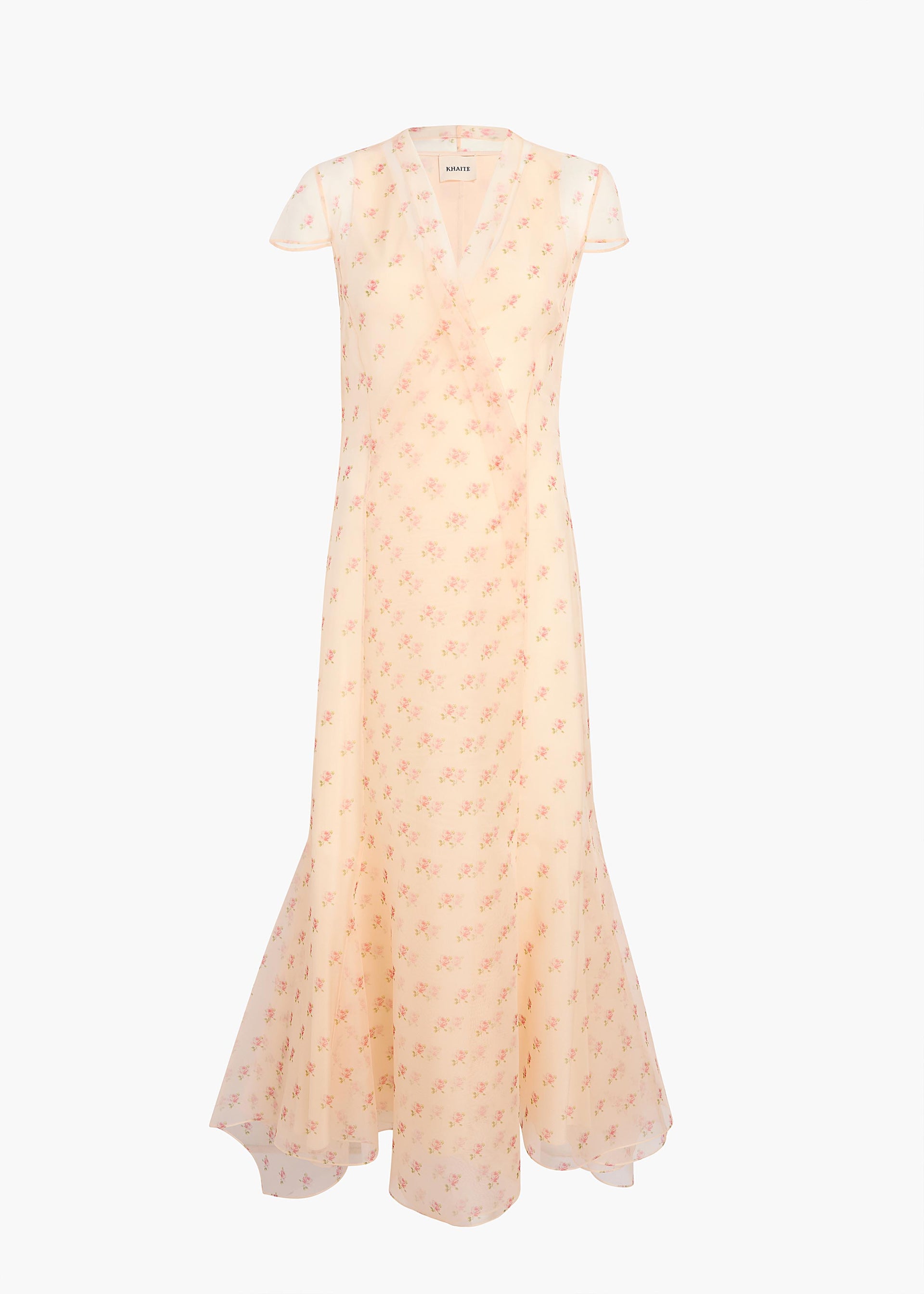 boho maxi dress pink White and Pink Floral Strapless Maxi Dress