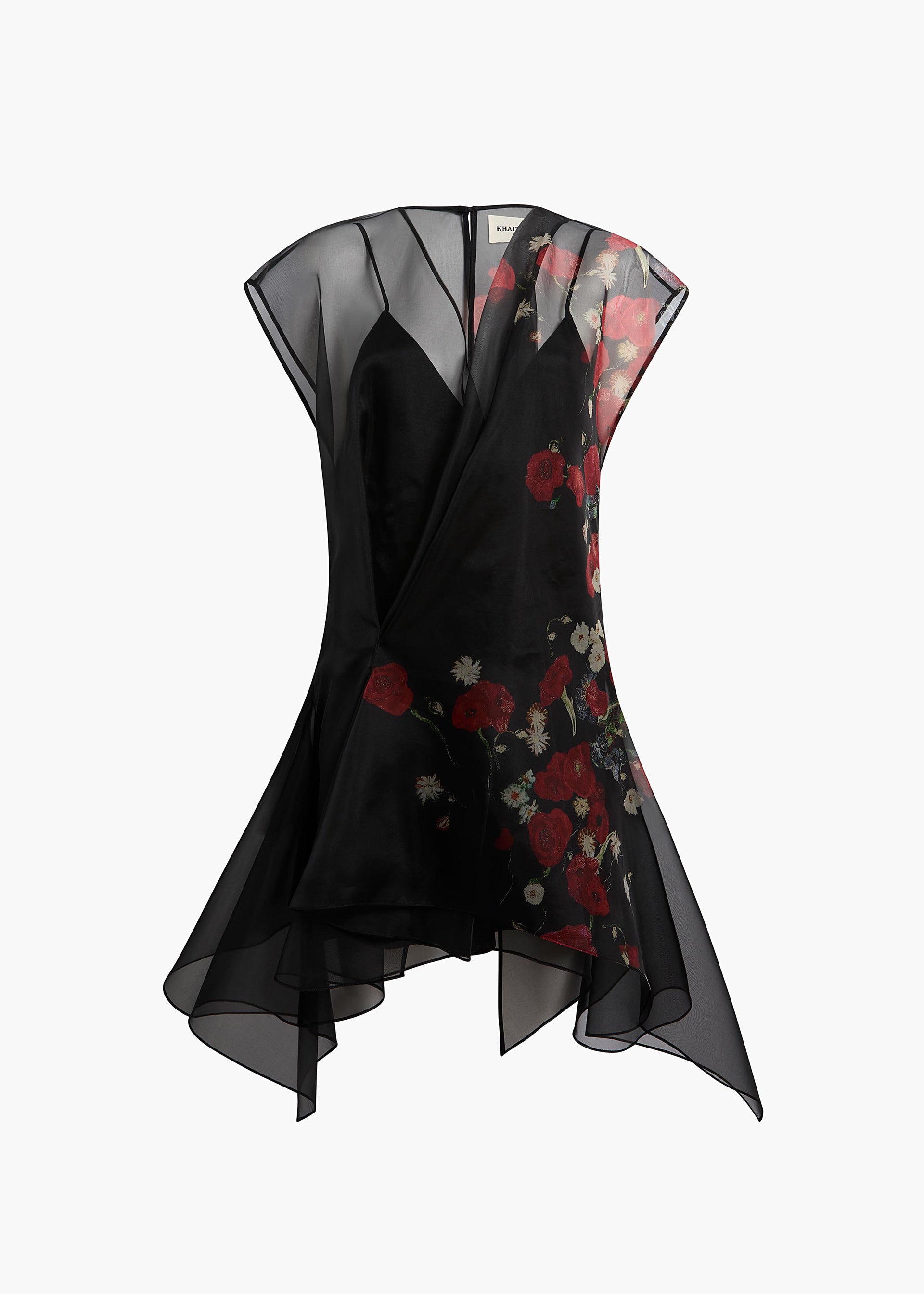 Merith Dress in Black and Red – KHAITE