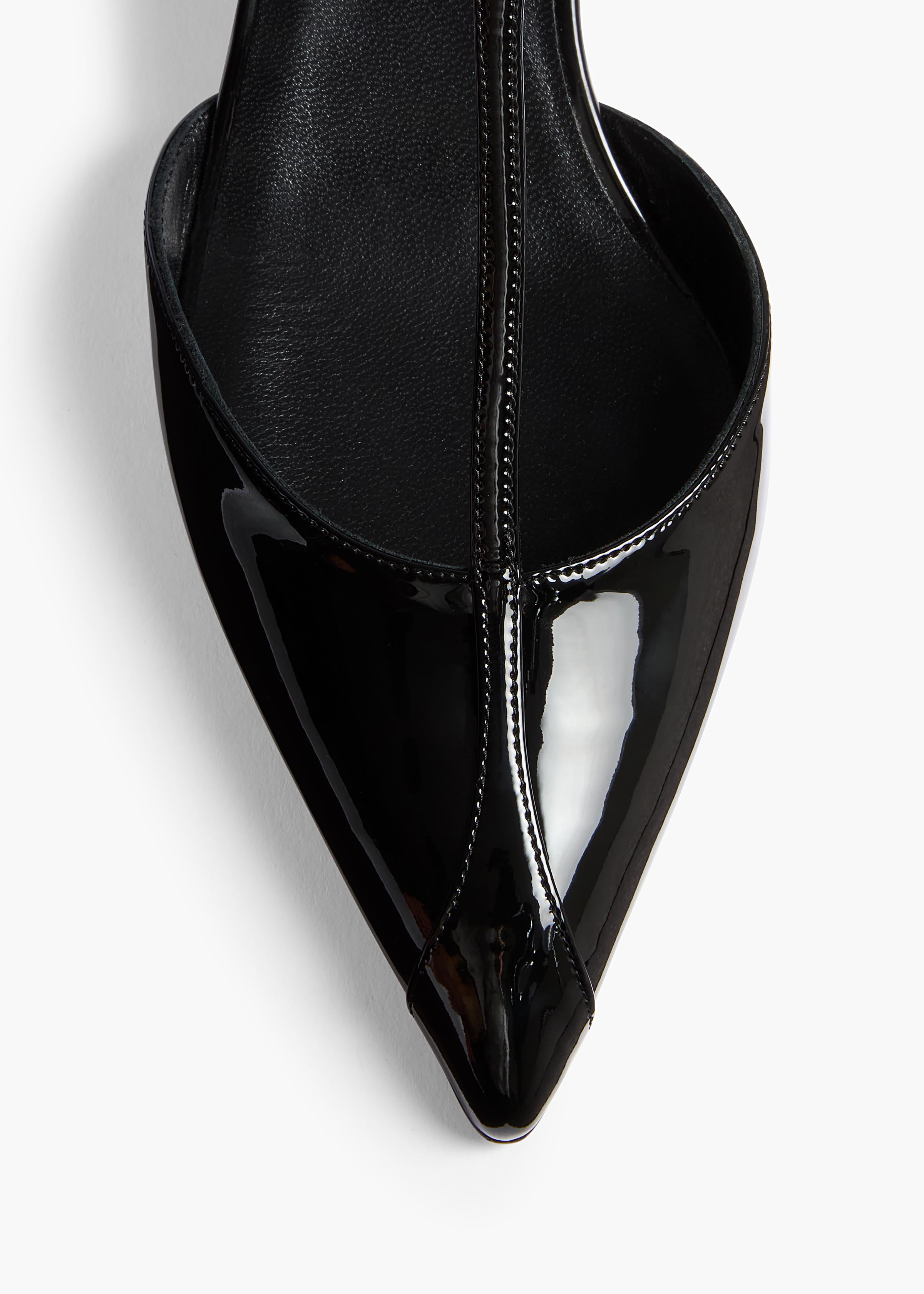 Mia Pump in Black Patent Leather