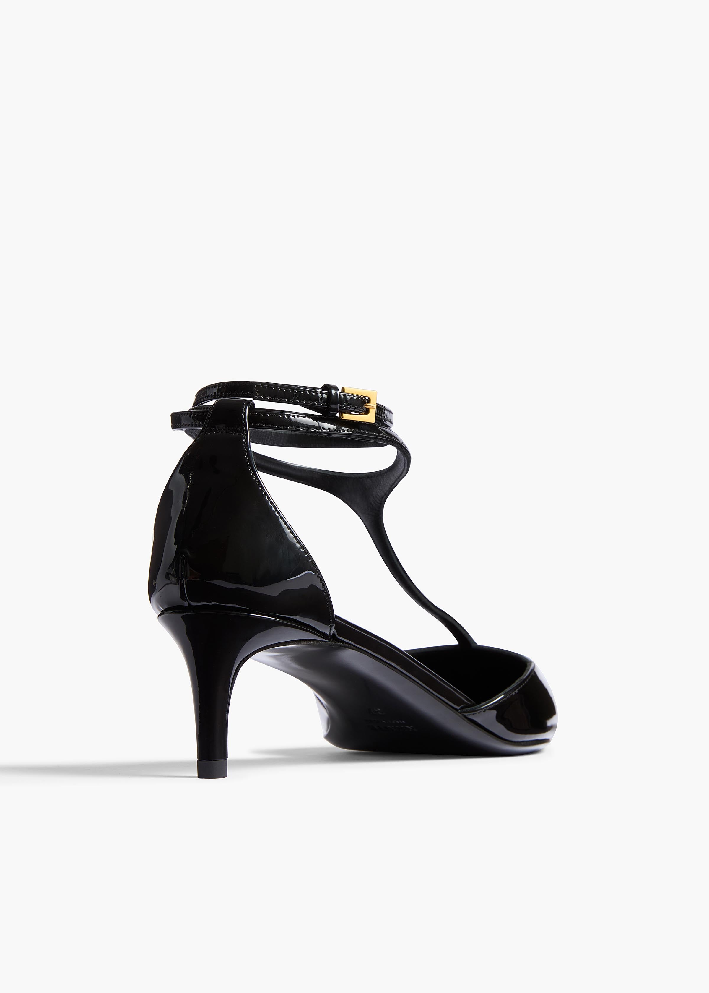 Mia Pump in Black Patent Leather