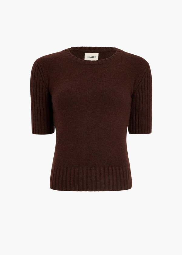 Mia Sweater in Rosewood FLAT VIEW