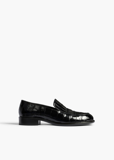 MILES LOAFER 35 BLACK ALLIGATOR F4060 929 200 A