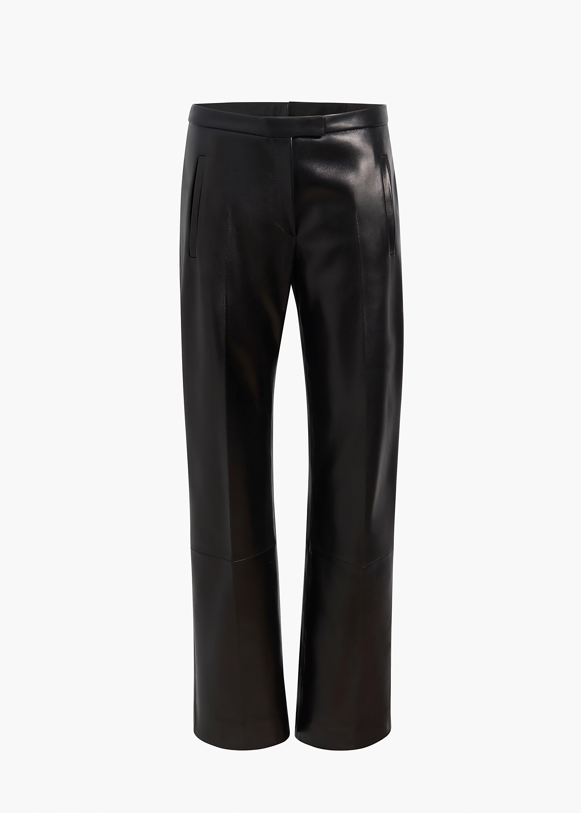 Miles Pant in Black Leather